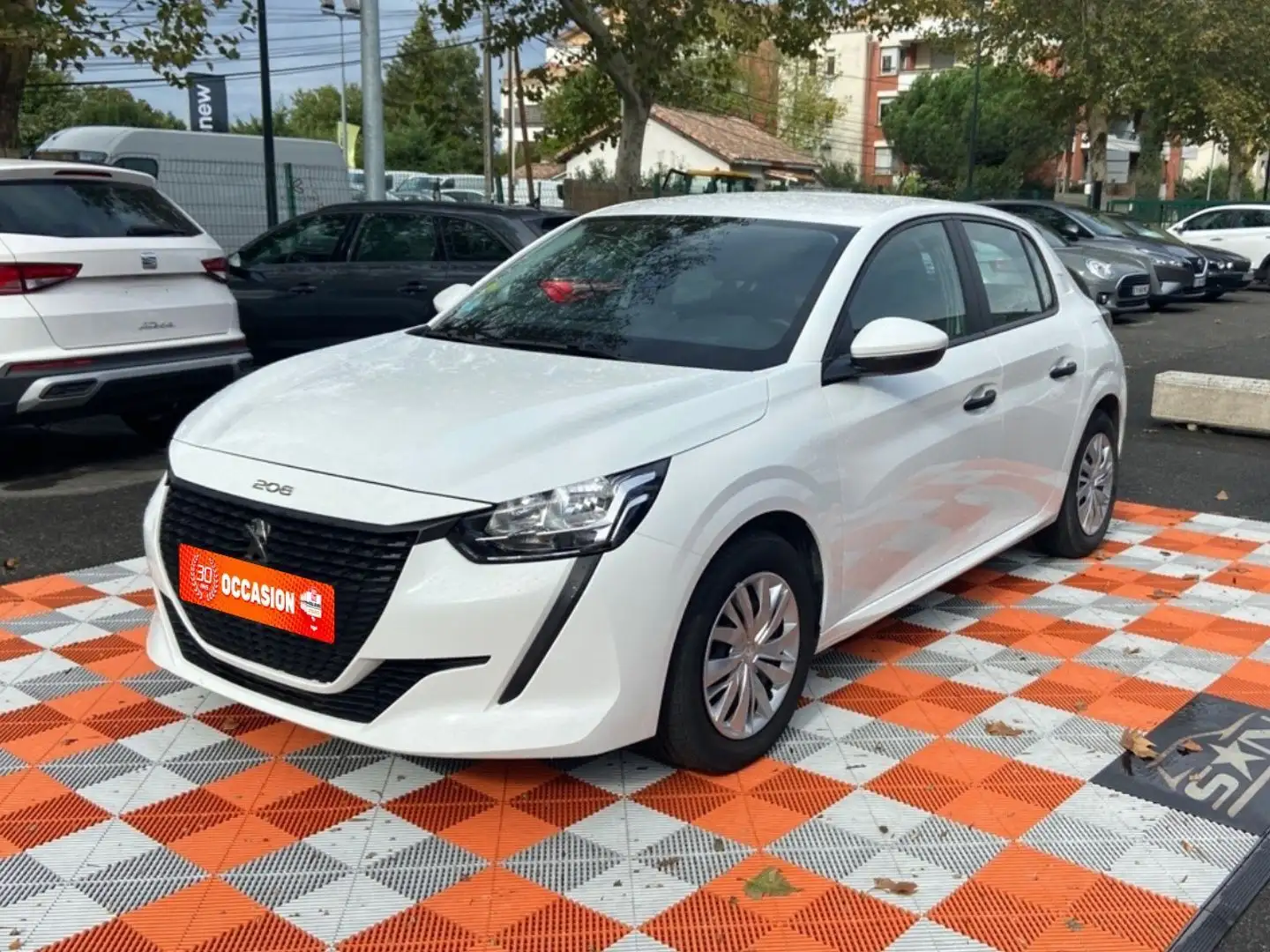 Peugeot 208 NEW BlueHDi 100 BV6 PREMIUM PACK GPS Radar Wit - 1