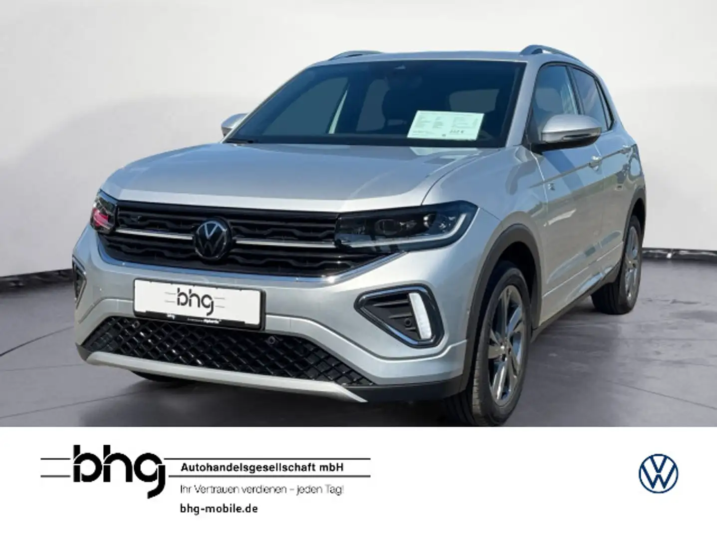 Volkswagen T-Cross 1.5 TSI DSG R-Line IQ.Drive AHK Kamera Silber - 1