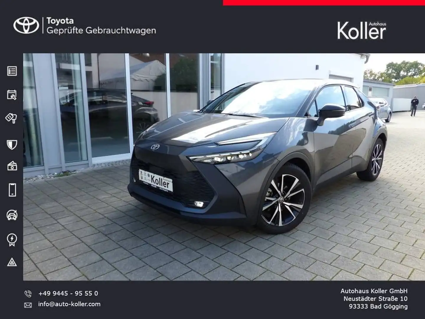 Toyota C-HR 1.8 Team D + Teckpaket LED el.Heckklappe Grau - 1