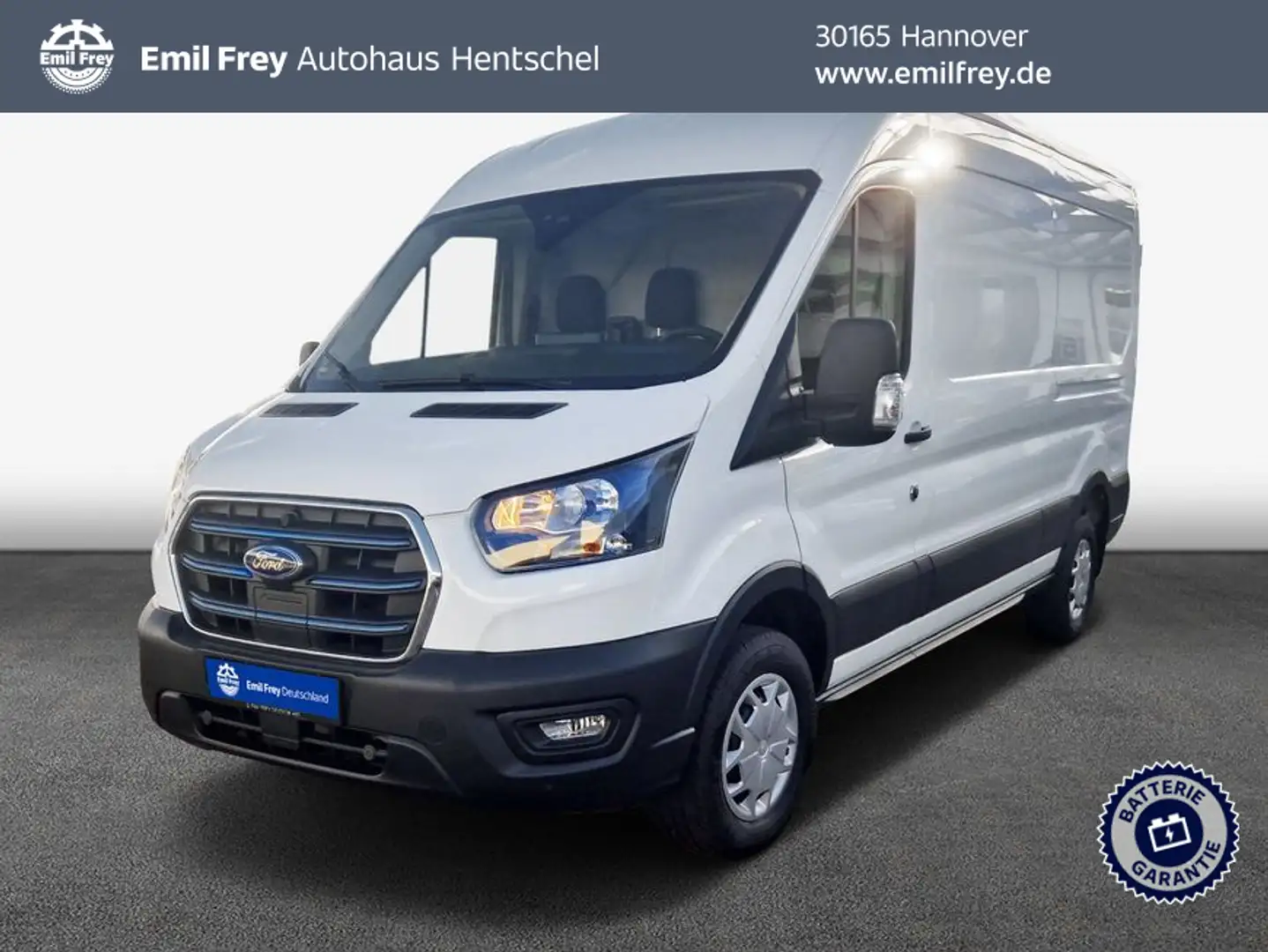 Ford e-Transit 425 L3H2 Lkw HA Trend Weiß - 1