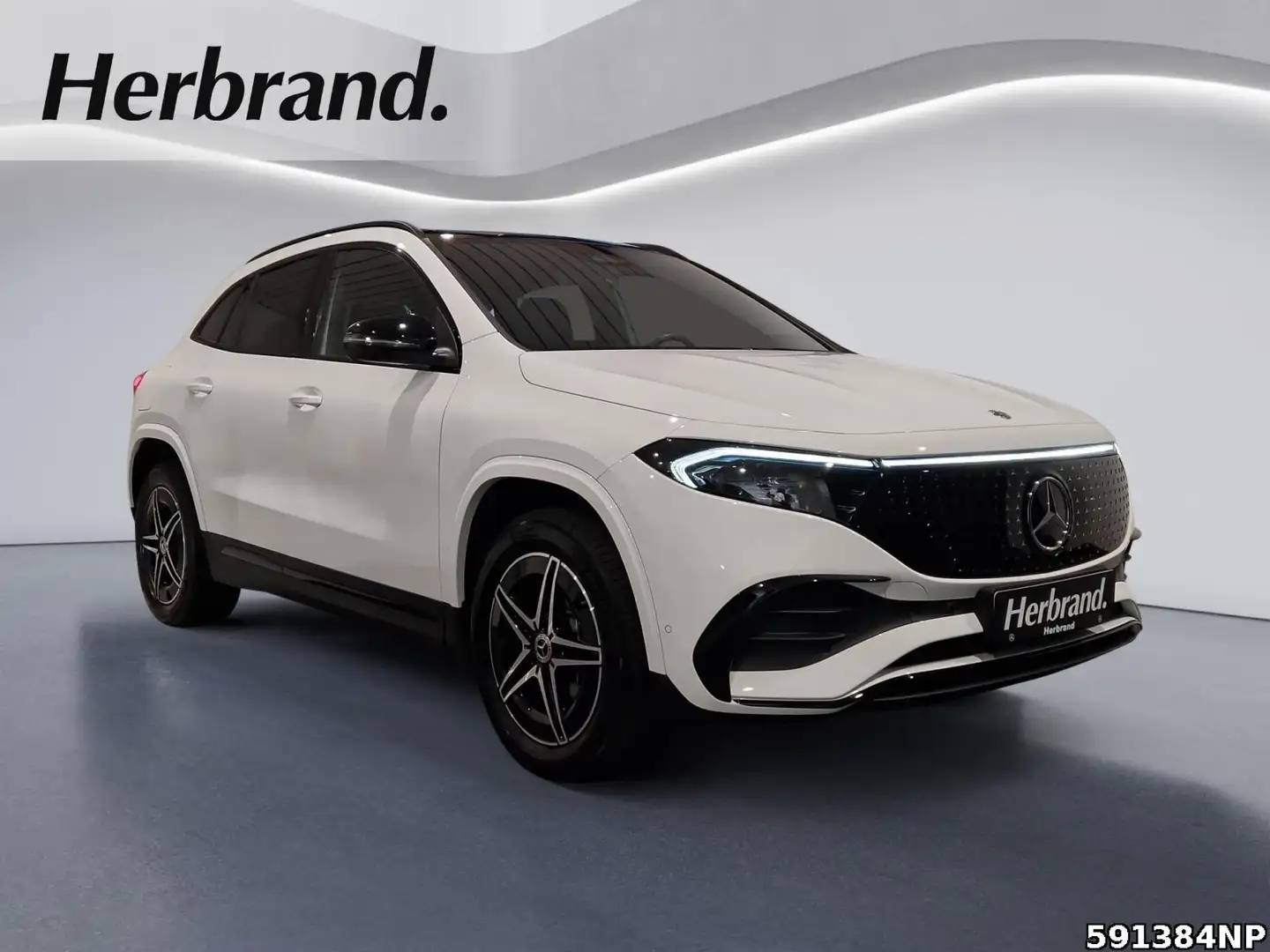 Mercedes-Benz EQA 350 4M AMG  Night Pano Lenkradhzg LED Kamera Weiß - 2