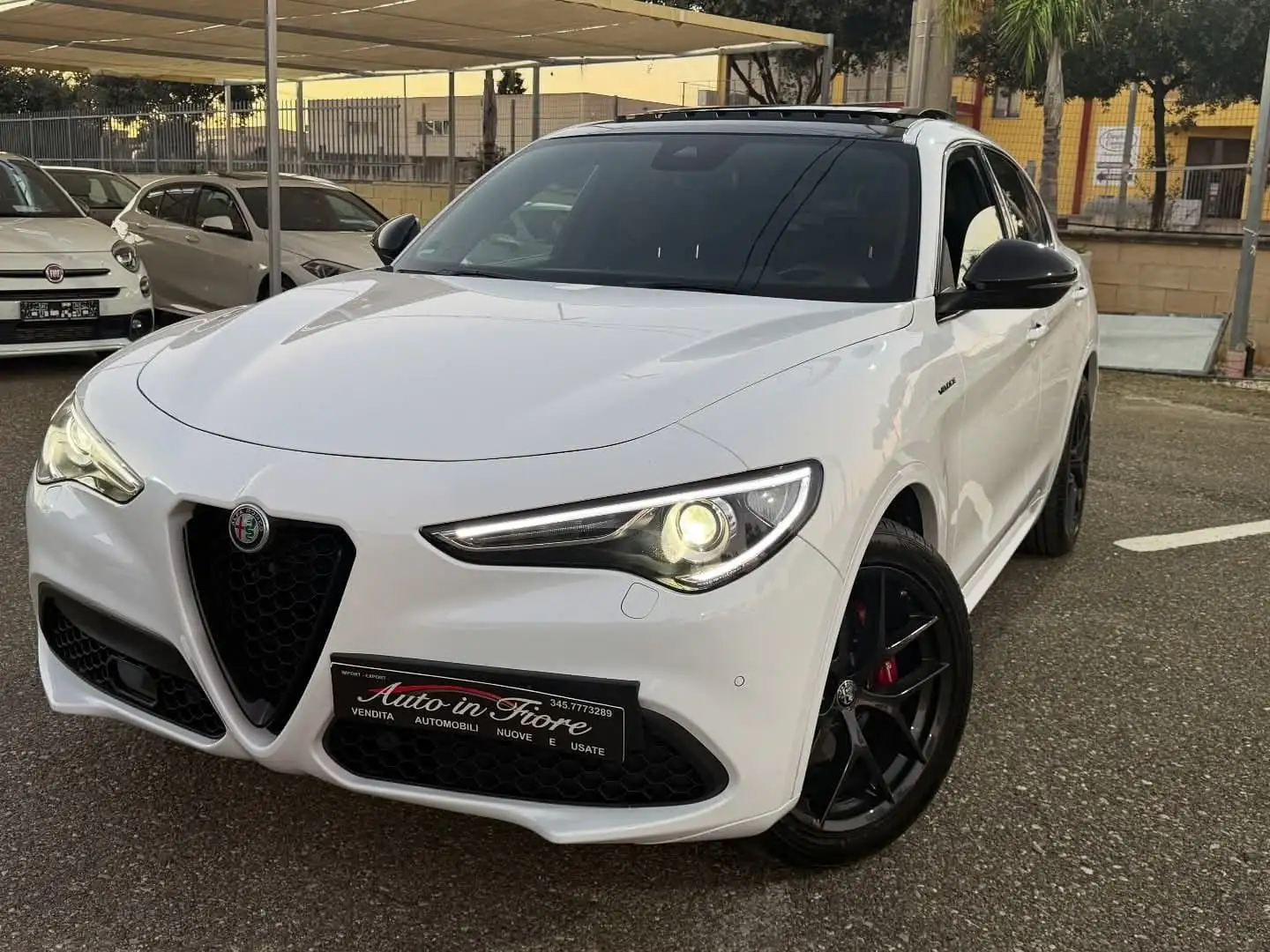 Alfa Romeo Stelvio Stelvio 2.2 t Veloce Q4 210cv auto Weiß - 1