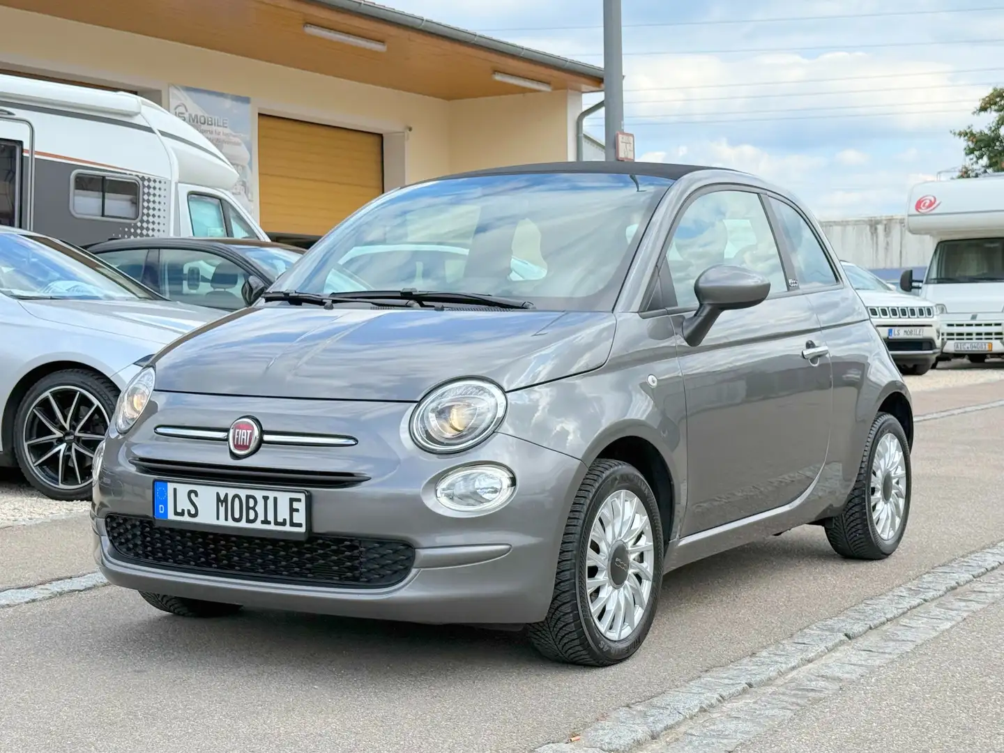 Fiat 500 500 Cabrio Club LED* U-Connect DAB+ Grau - 1