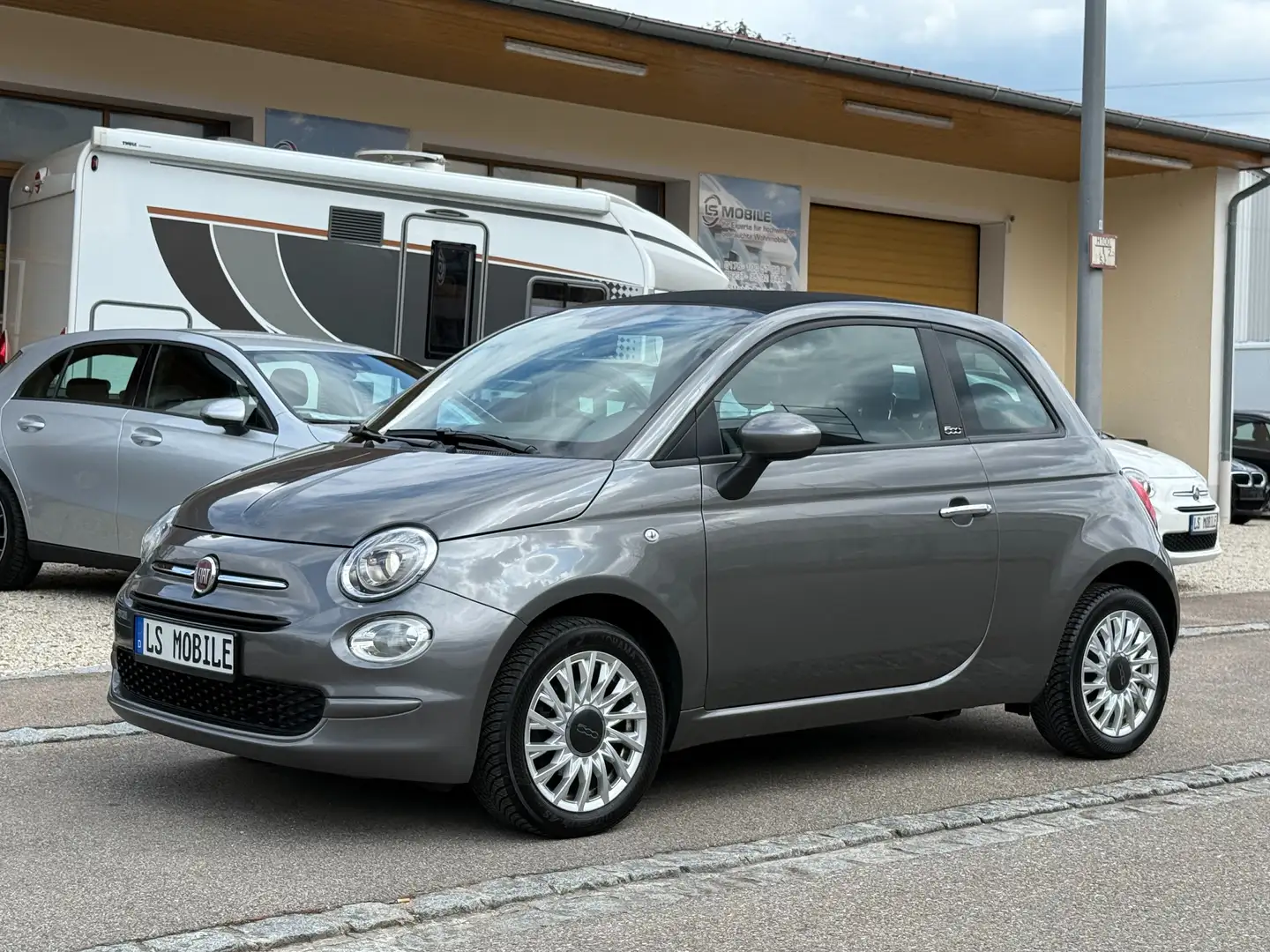 Fiat 500 500 Cabrio Club LED* U-Connect DAB+ Grau - 2