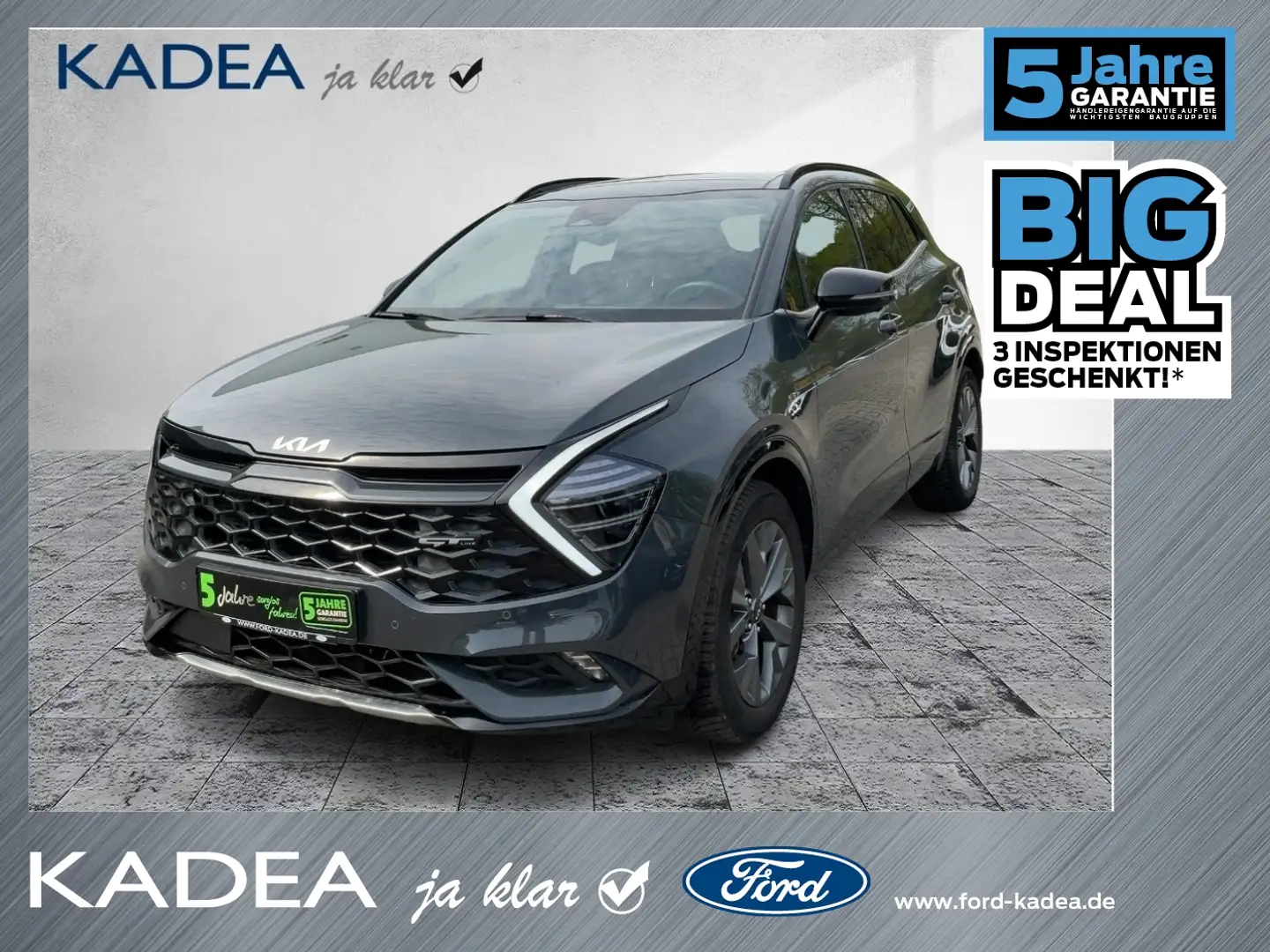 Kia Sportage GT-Line Hybrid ACC KAMERA Panorama Gris - 1