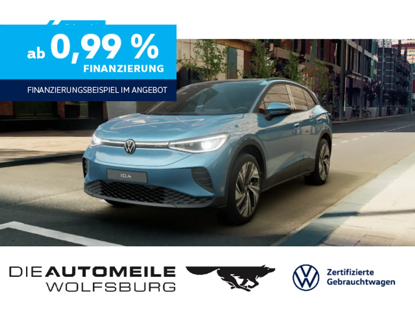 Volkswagen ID.4 Pro Design Paket HeadUp/Matrix/H+K/AHK/Pano Bleu - 1