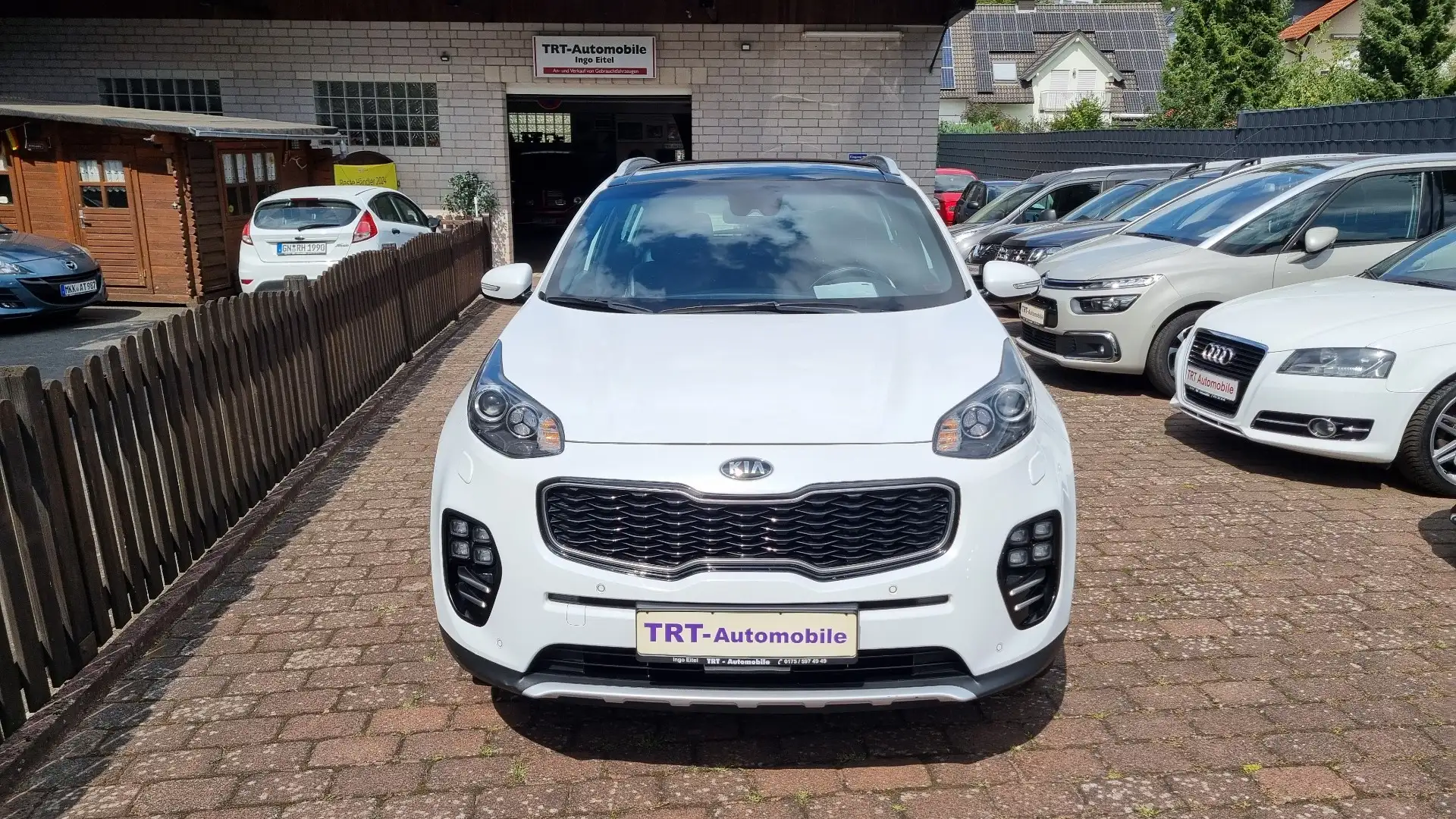 Kia Sportage GT-Line 4WD Panor.Klimaauto. Anhängerk. 1. Hand Weiß - 1