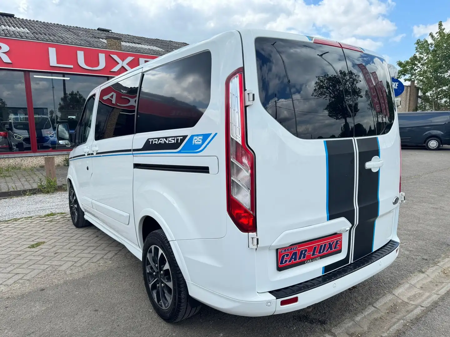 Ford Tourneo Custom 2.0 TDCi SPORT DOUBLE CABINE 5 PLACES CAM GPS Blanc - 2