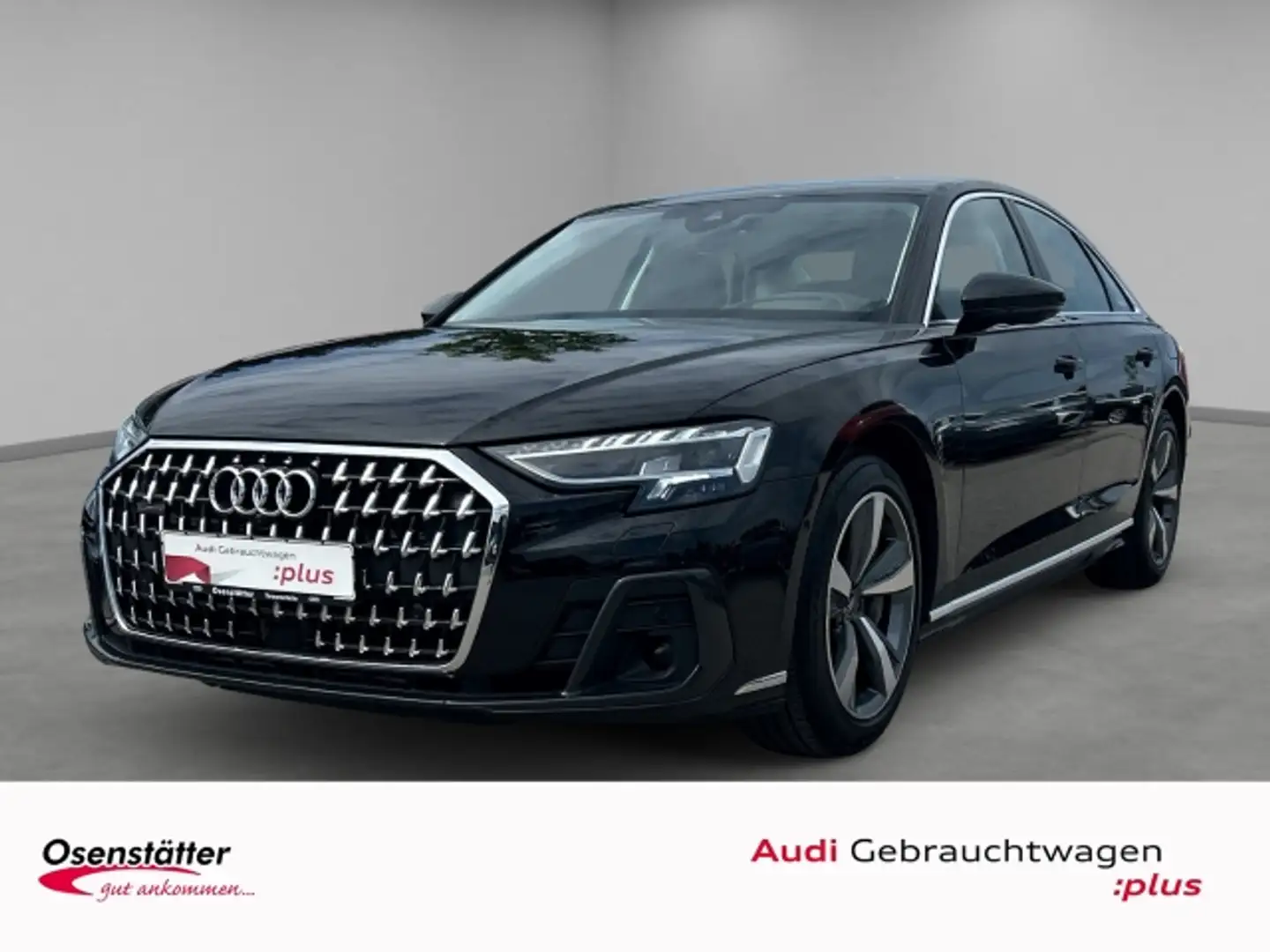 Audi A8 60 TFSI e quattro Matrix B&O HuD Kamera Leder Schwarz - 1