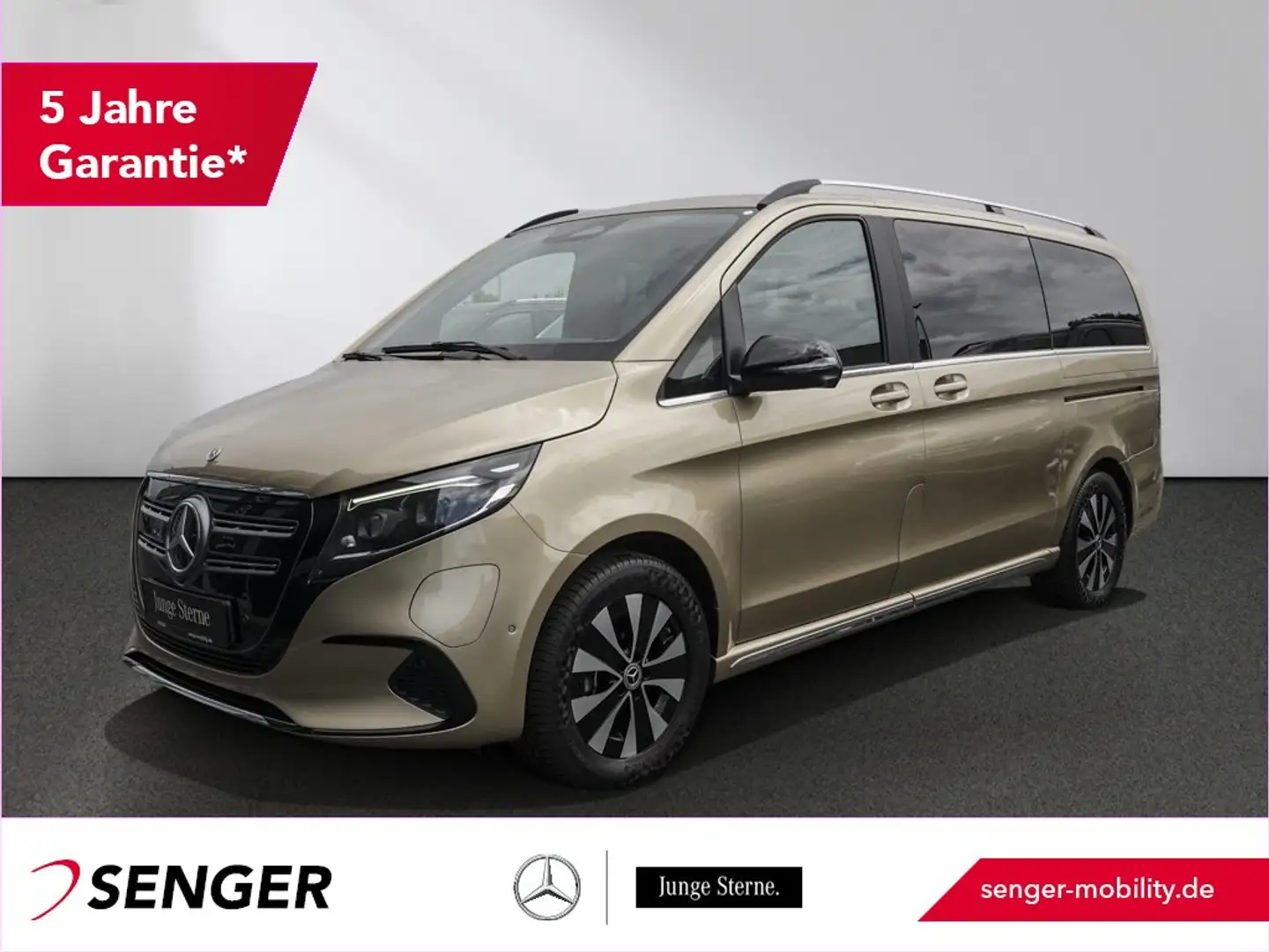 Mercedes-Benz EQV 300 Avantgarde lang MBUX LED Distr Pano 360° Goud - 1