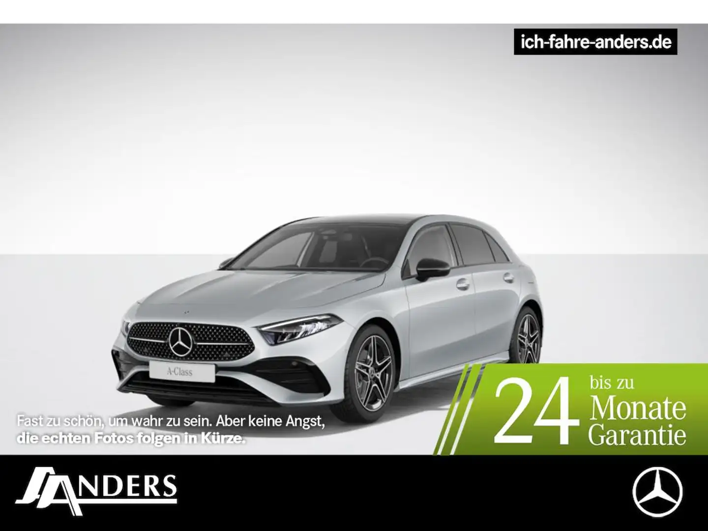 Mercedes-Benz A 200 AMG+Pano+SHZ+PDC+Night+S-Sitz+KAM+elSitz. Silver - 1