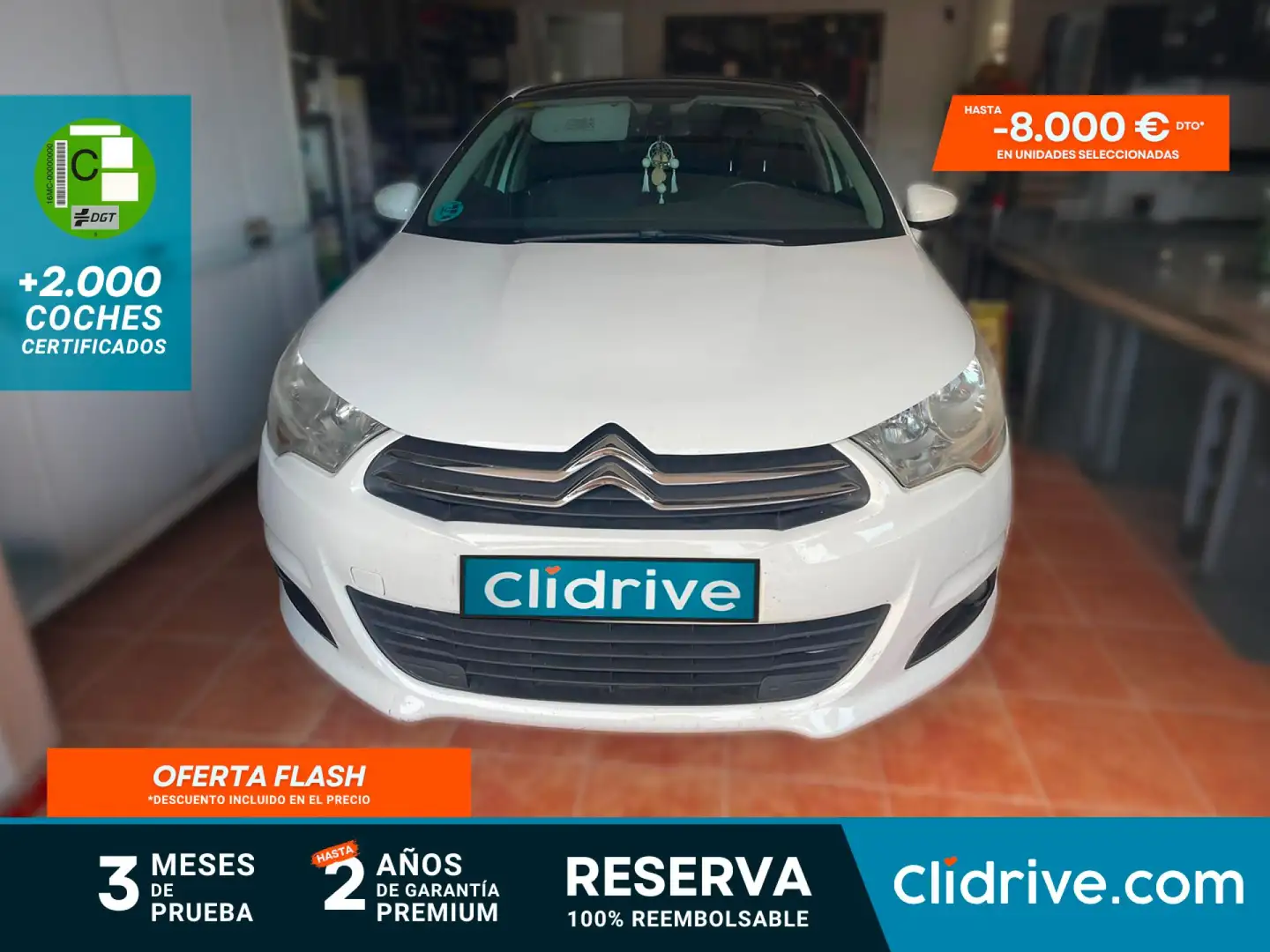 Citroen C4 1.6 VTI Exclusive Blanco - 1