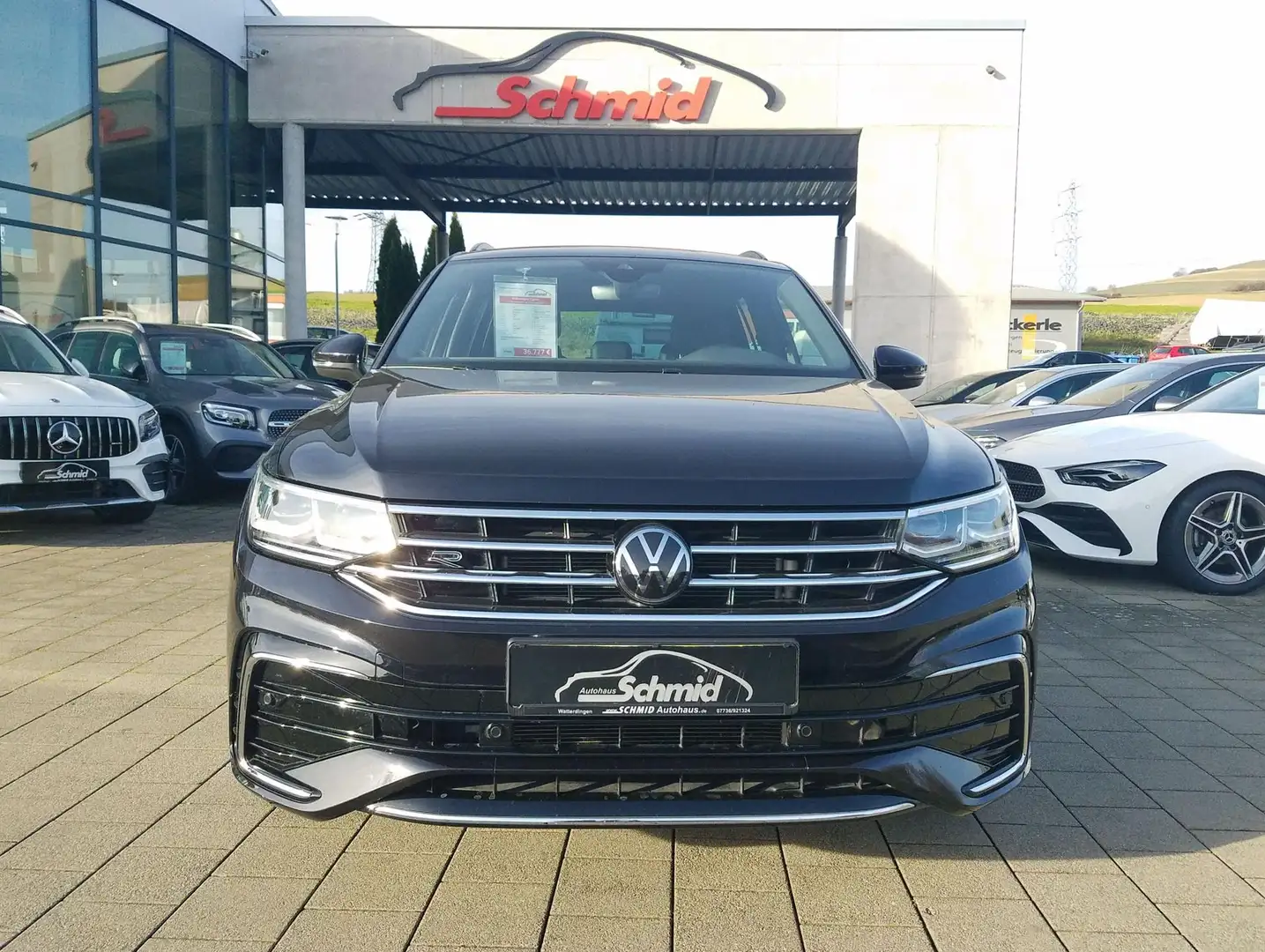 Volkswagen Tiguan 2.0 TDI, 4 Motion, R-Line*AHK*NAVI*MATRIX*RFK*1... Schwarz - 2