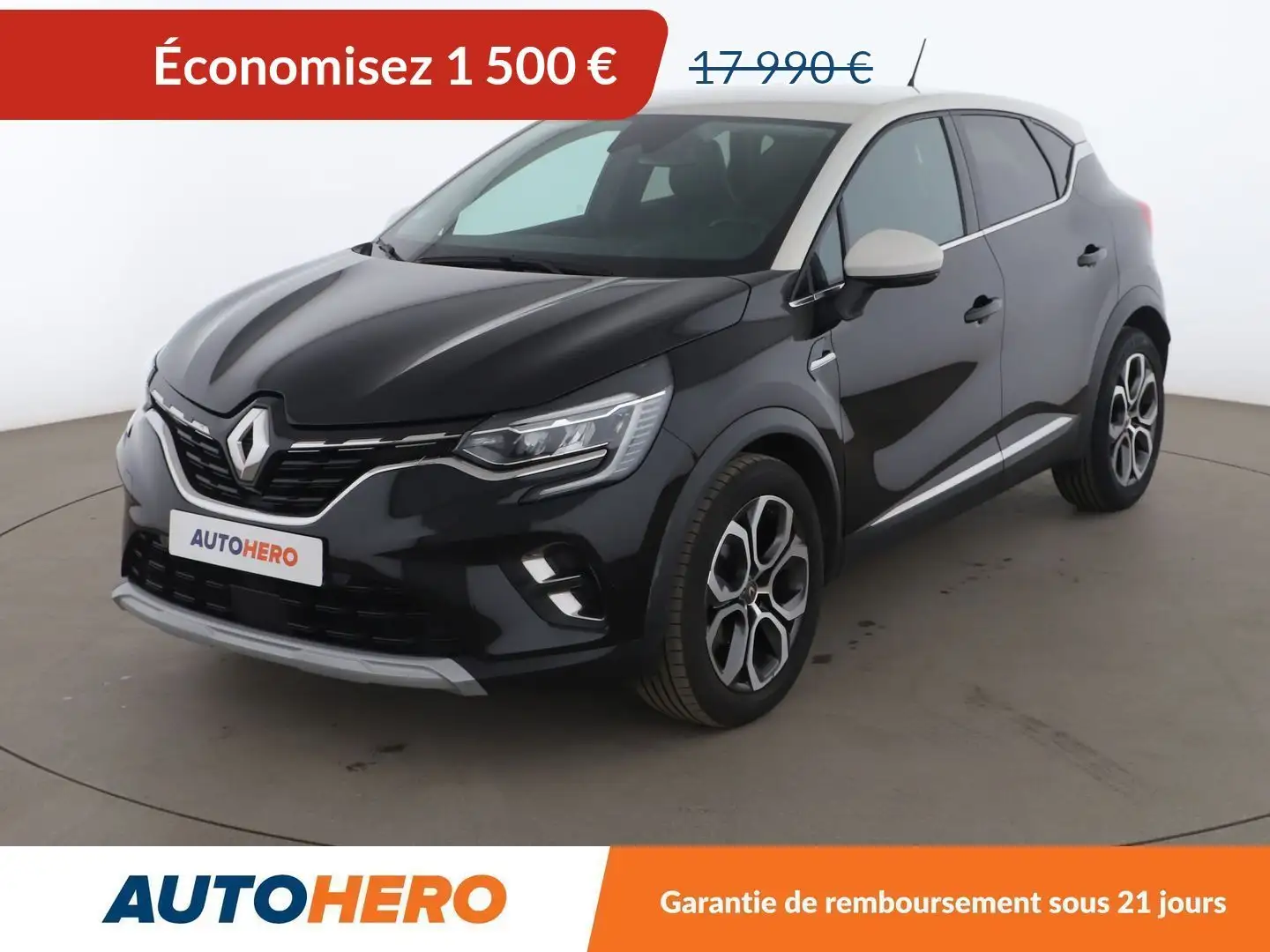 Renault Captur 1.3 TCe Intens EDC Noir - 1