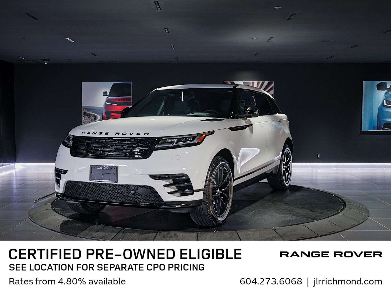 2026 Land Rover Range Rover Velar w/ Heads Up | AC Seats | 20in Wheels | Cold Climate Pkg | Tech Pkg