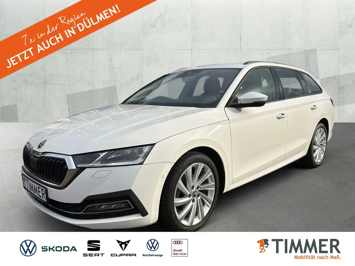 Skoda Octavia Combi 2.0 TDI DSG STYLE *CANTON *MATRIX *ACC *RKA Weiß - 1