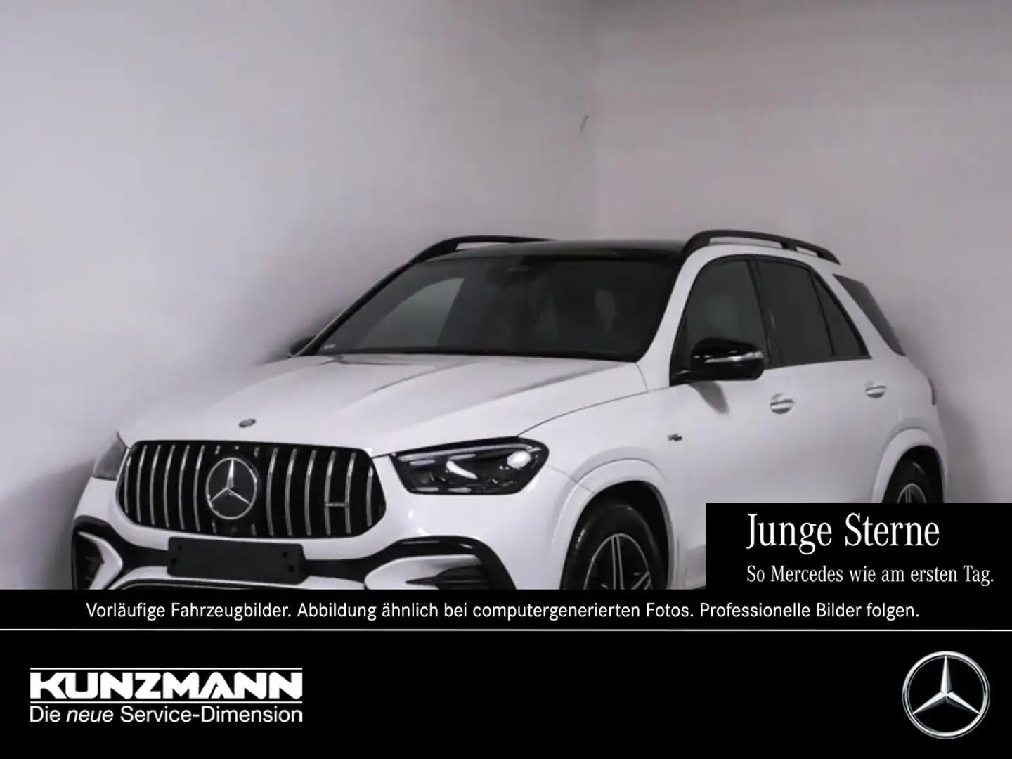 Mercedes-Benz GLE 53 AMG 4M+ Night Panorama Sitzklima 360°AHK Weiß - 1