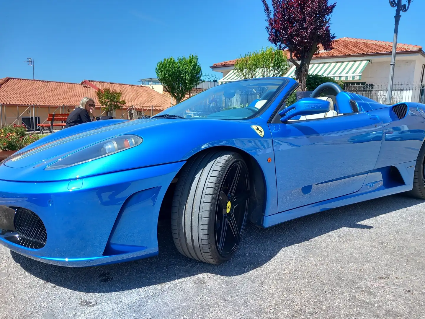 Ferrari F430 F430 Spider 4.3 F1 Bleu - 1
