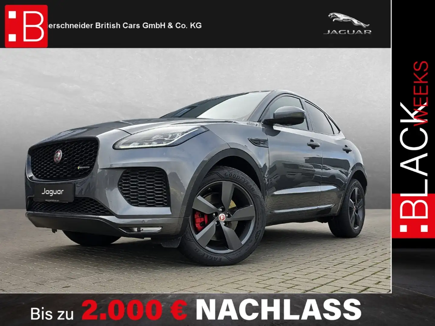 Jaguar E-Pace P200 Chequered Flag Gris - 1