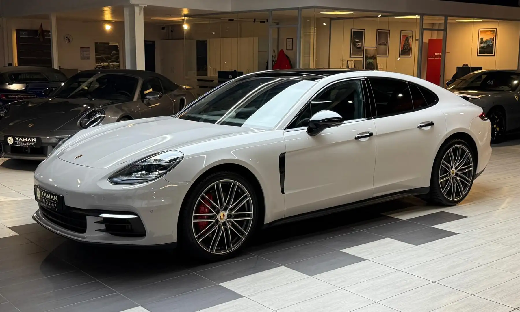 Porsche Panamera 4S V8 Diesel*Pano*Matrix*Luft*Chrono*21 Blau - 2