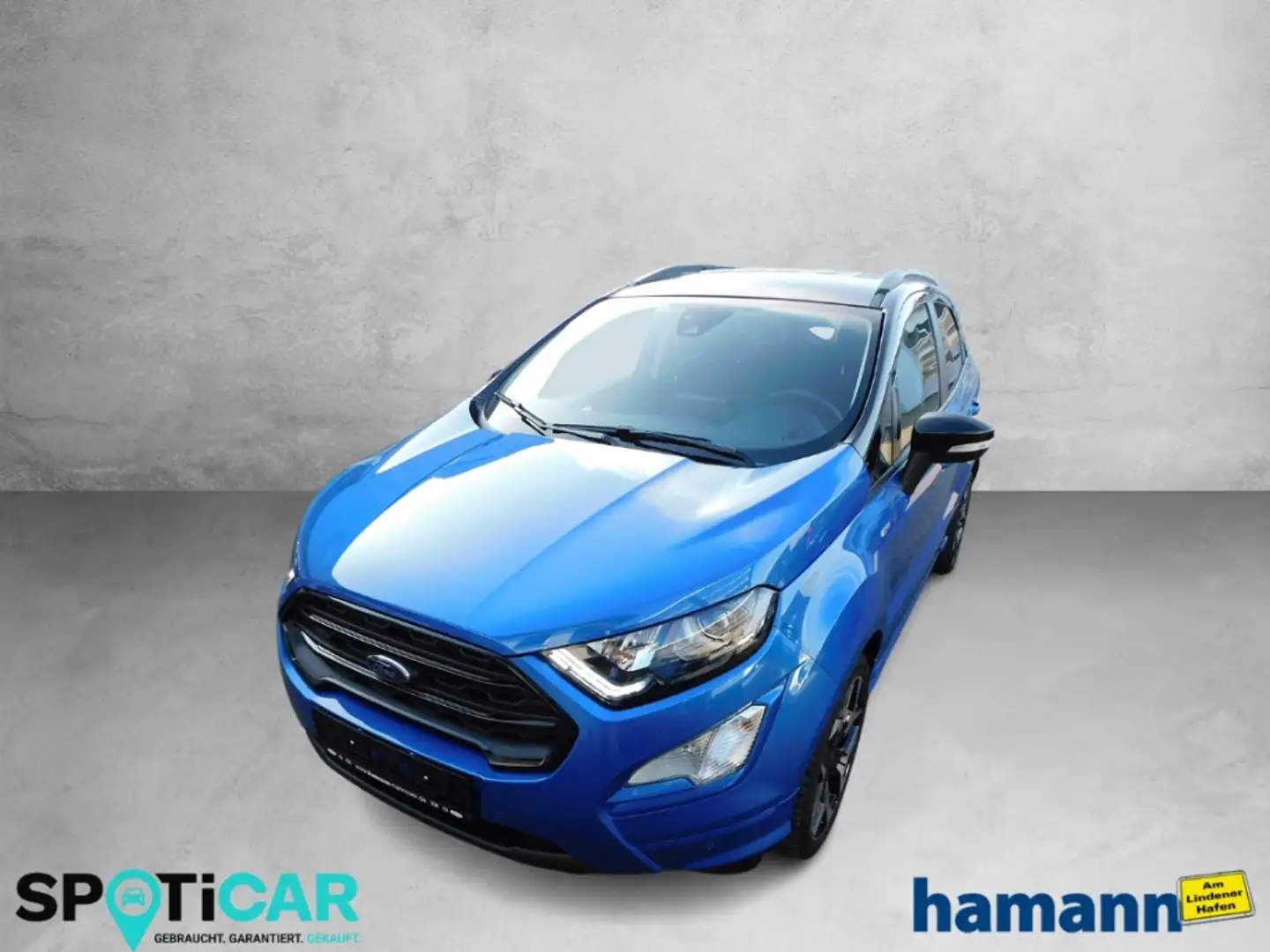 Ford EcoSport ST-Line 1.0 EcoBoost EU6d Winterpaket AHK Technikp Blue - 1