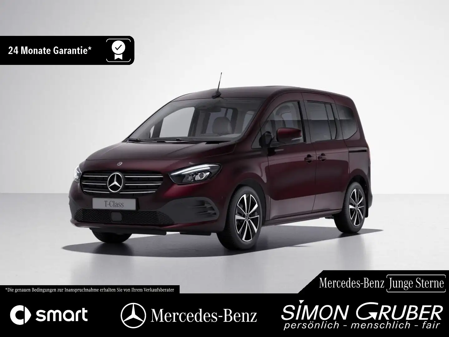 Mercedes-Benz T-Klasse T 180 PROGRESSIVE Automatik Navi Kamera LED AHK Rot - 1