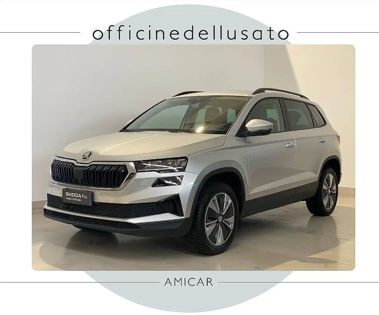 Skoda Karoq 2.0 TDI EVO SCR 115 CV DSG Executive Argento - 1