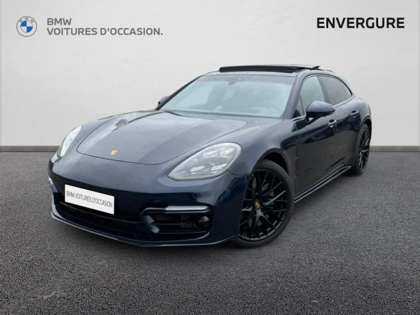 Porsche Panamera 4.0 V8 700ch Turbo S E-Hybrid Bleu - 1