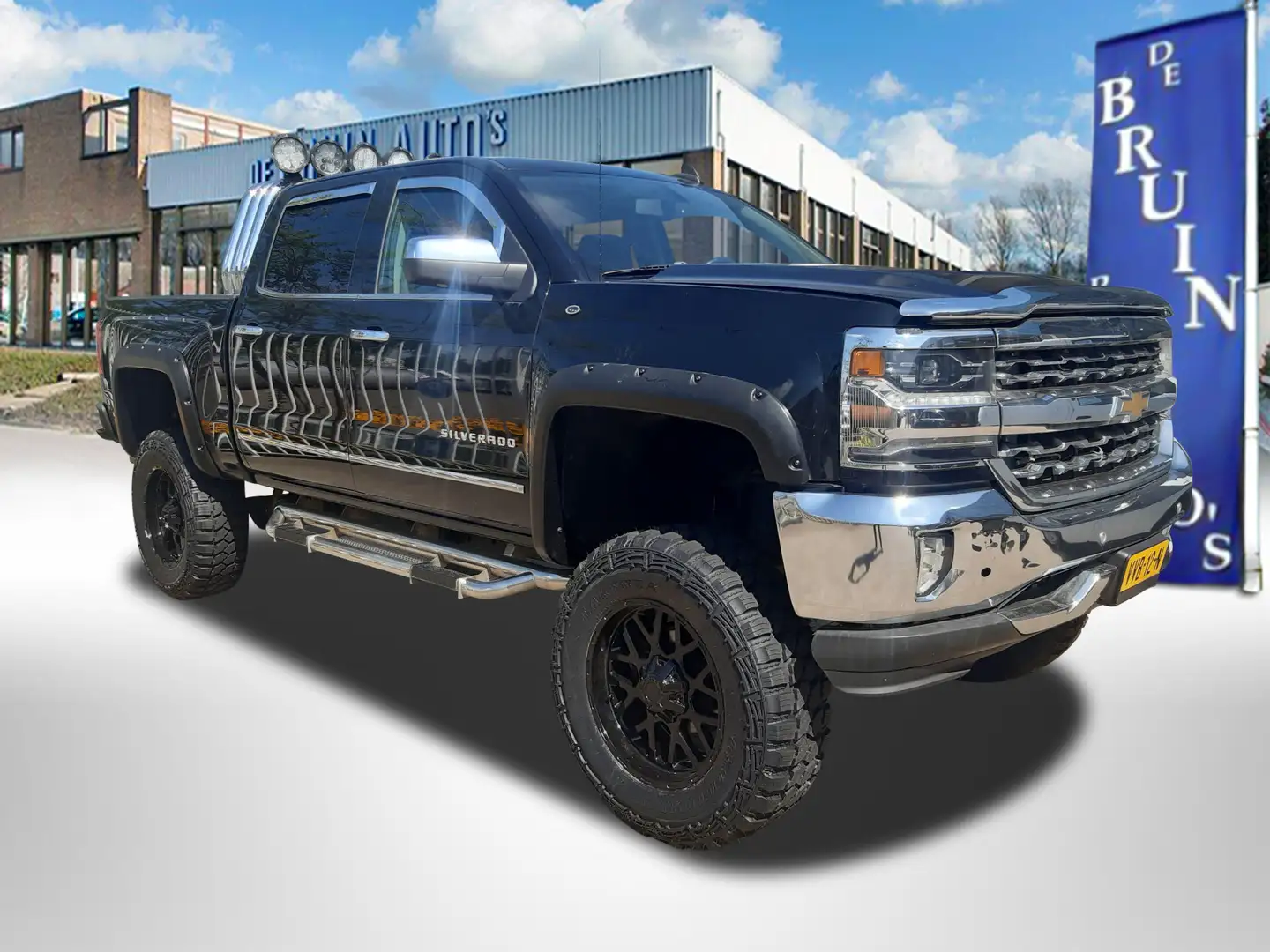 Chevrolet Silverado 4WD LTZ Crewcab High Mountain 3500Kg Trekhaak Noir - 1