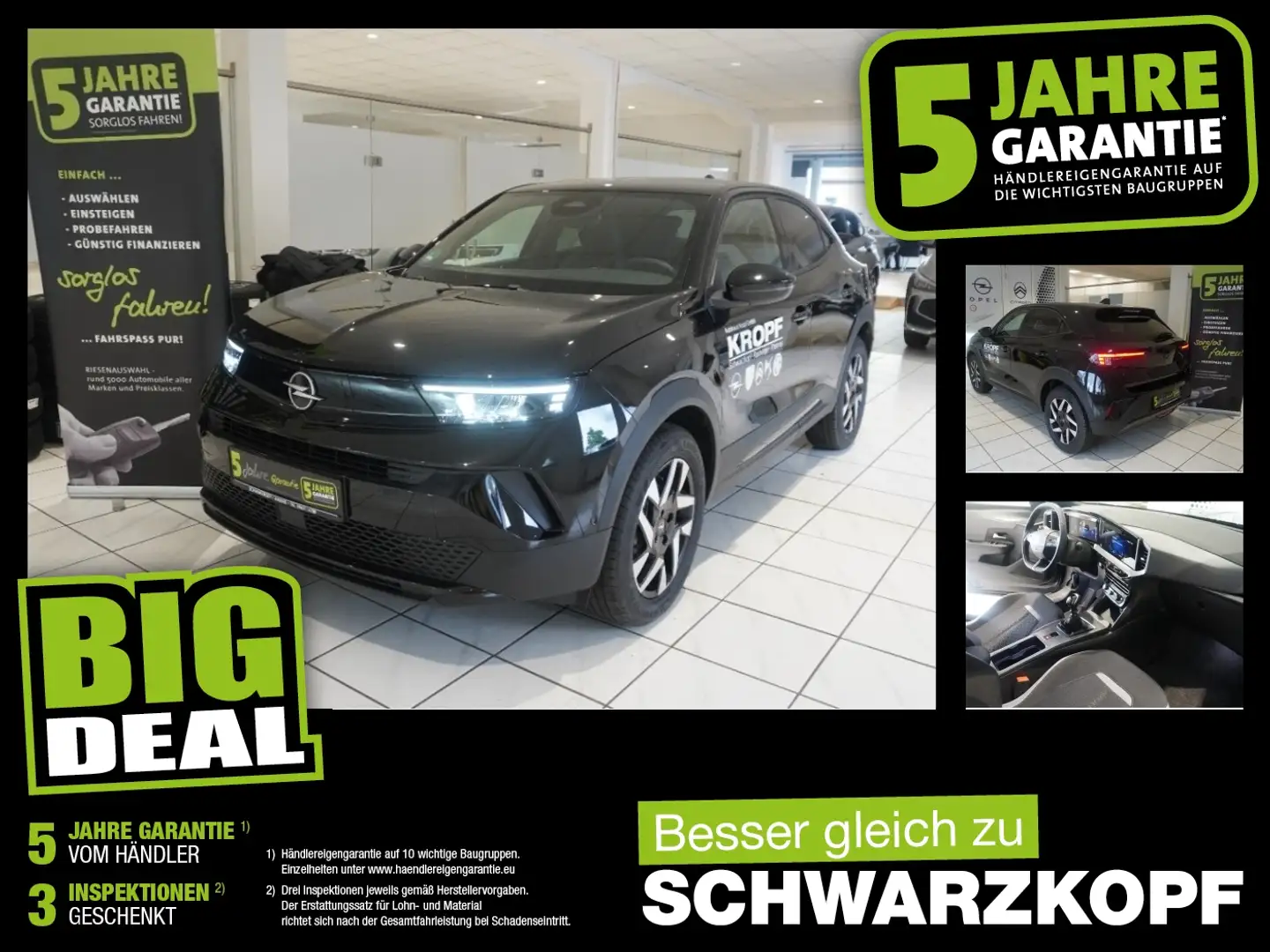 Opel Mokka 1.2T Rückfahrkamera,WirelessCharg.,USB Schwarz - 1