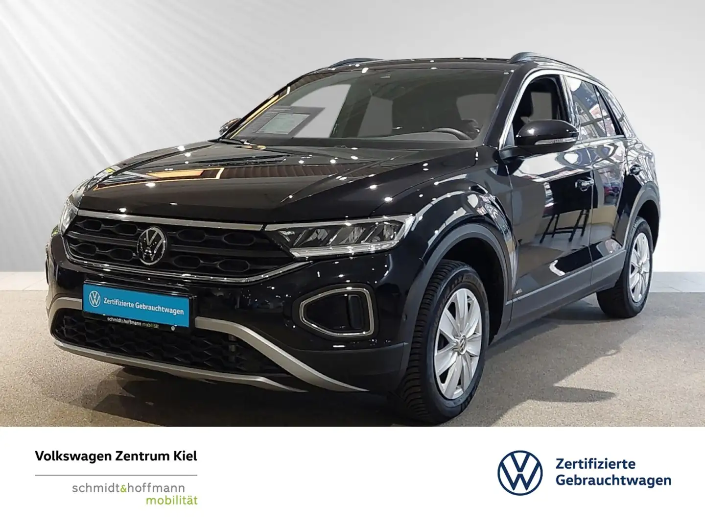 Volkswagen T-Roc Life 1.5 TSI NAVI+SITZHZ+AHK+ACC+PDC Klima Navi Schwarz - 1