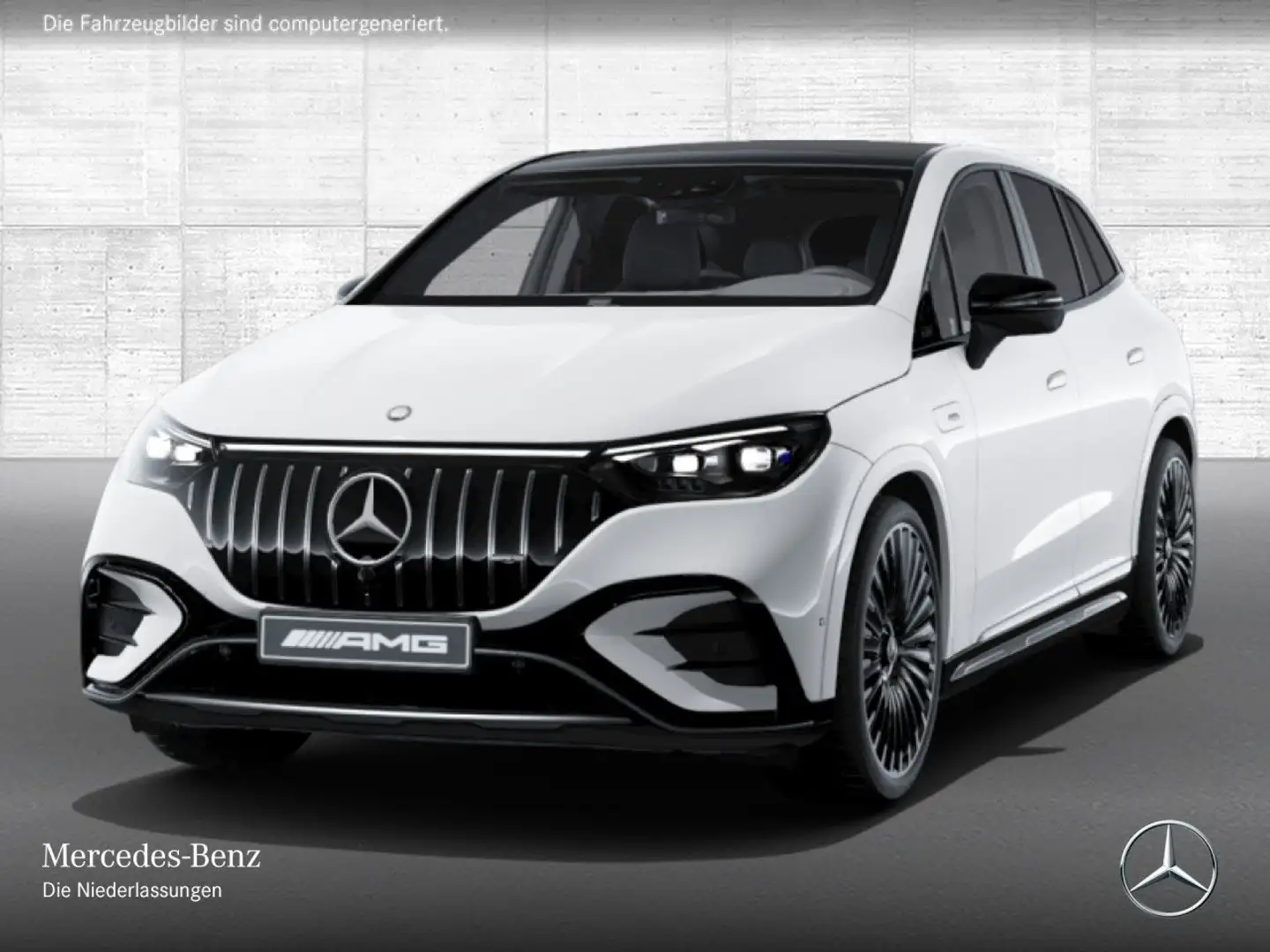 Mercedes-Benz EQE 43 4M NIGHT+PANO+BURMESTER+SITZKLIMA+TV Weiß - 2