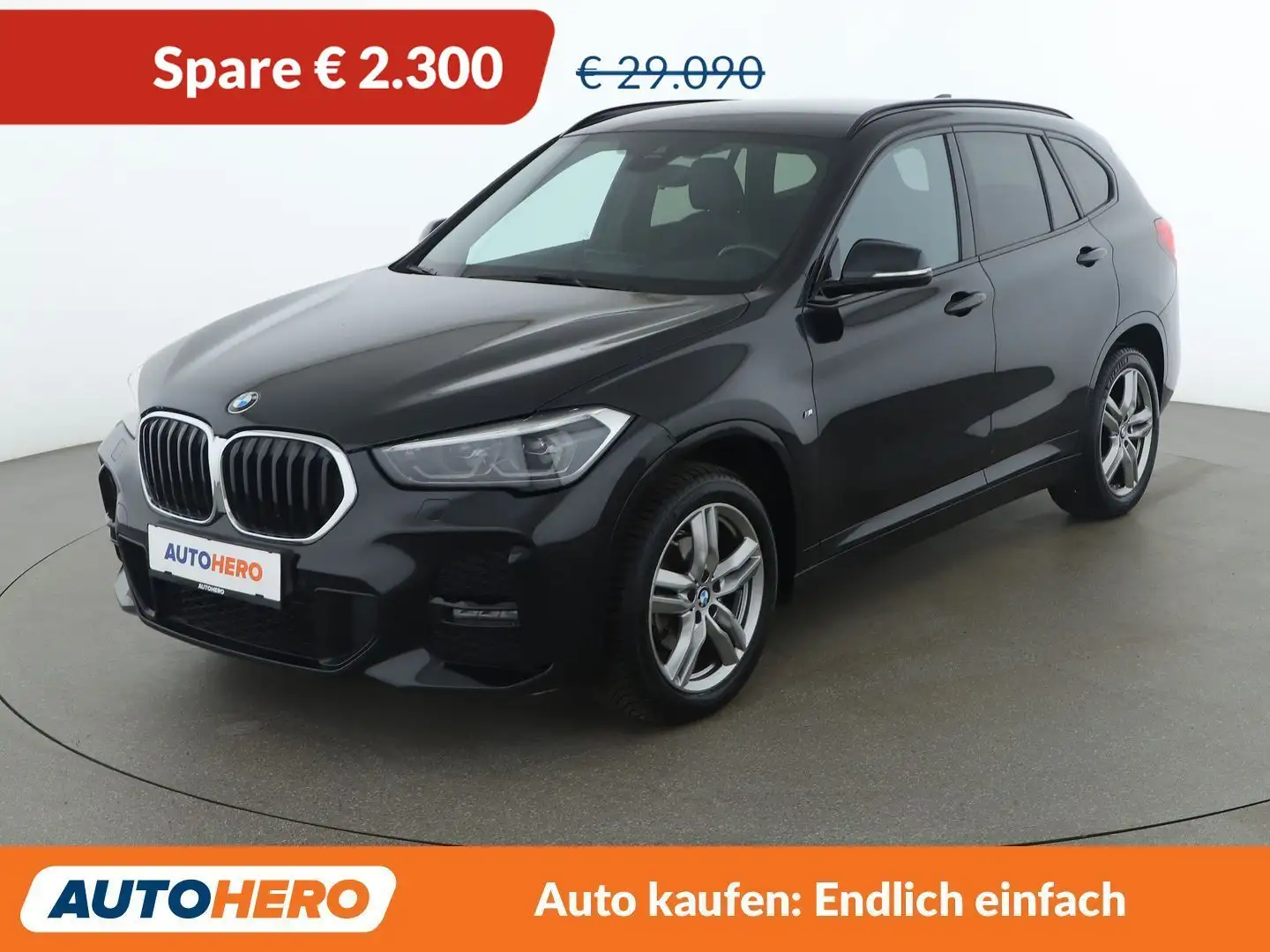 BMW X1 sDrive 18i M Sport Schwarz - 1