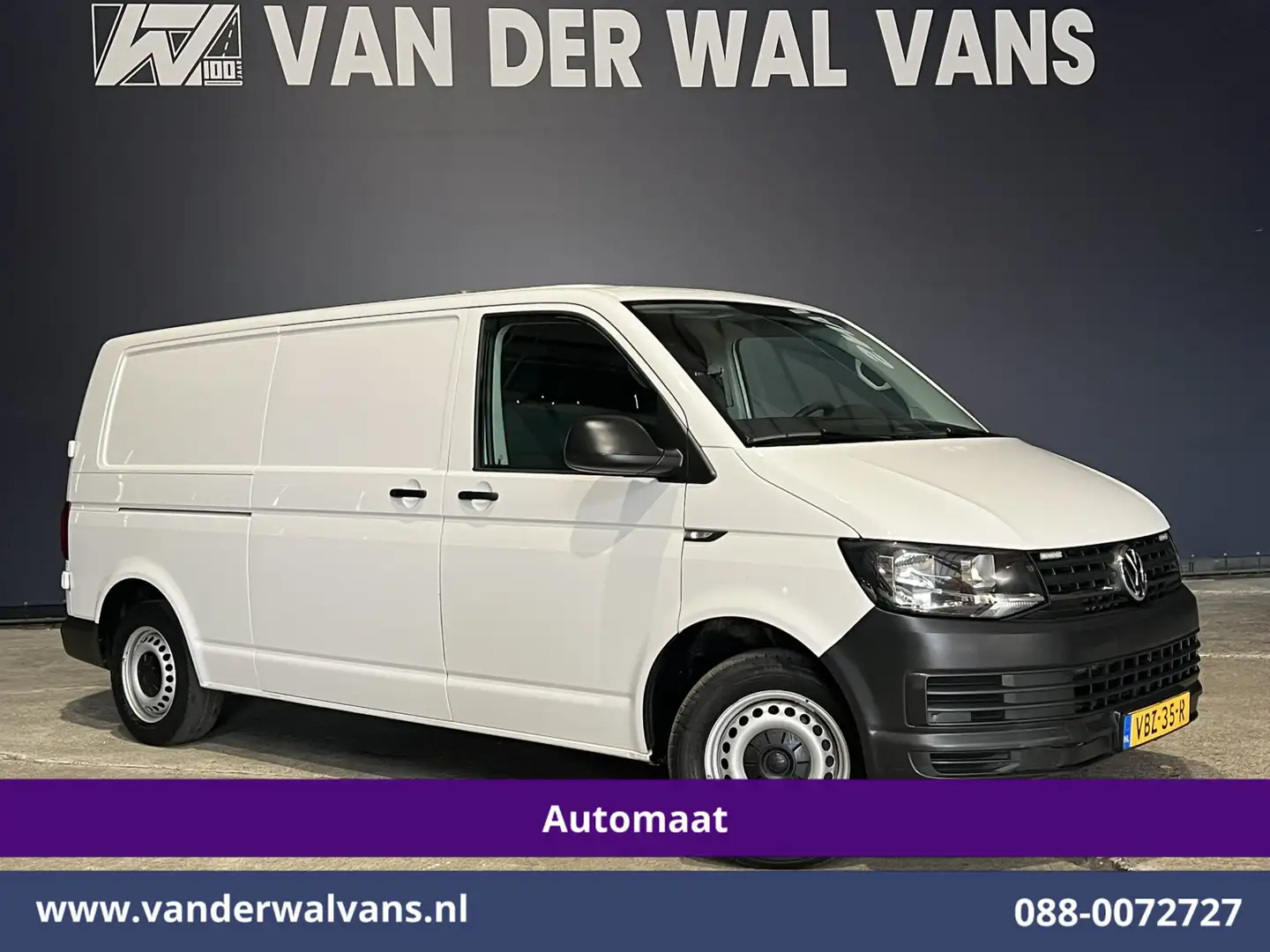 Volkswagen T6 Transporter 2.0 TDI 150pk Automaat L2H1 inrichting Euro6 Airco Wit - 1