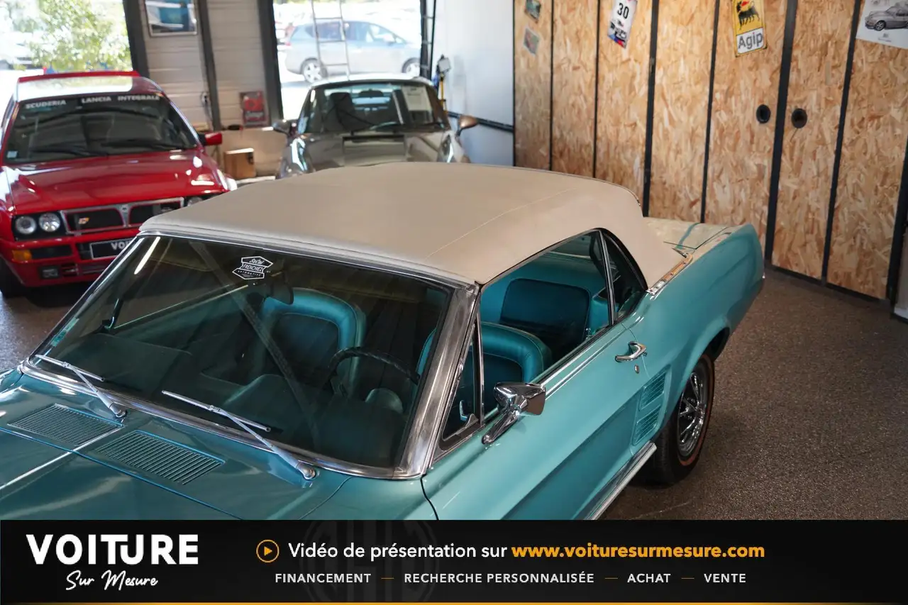 Ford Mustang Cabriolet 289 CI V8 - AQUA BLUE - MARTI REPORT - MATCHING, foto 7