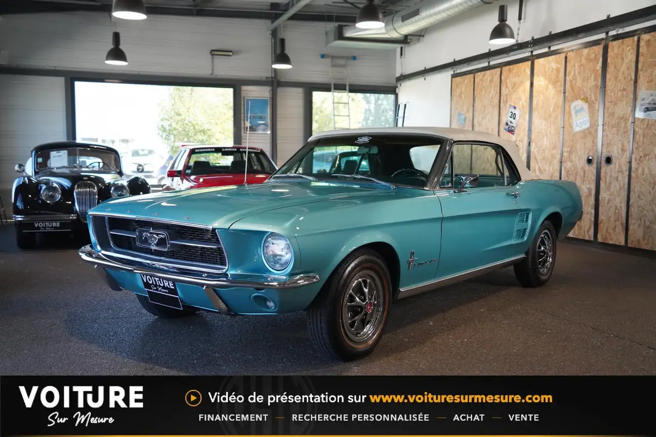Ford Mustang Cabriolet 289 CI V8 - AQUA BLUE - MARTI REPORT - MATCHING, foto 3
