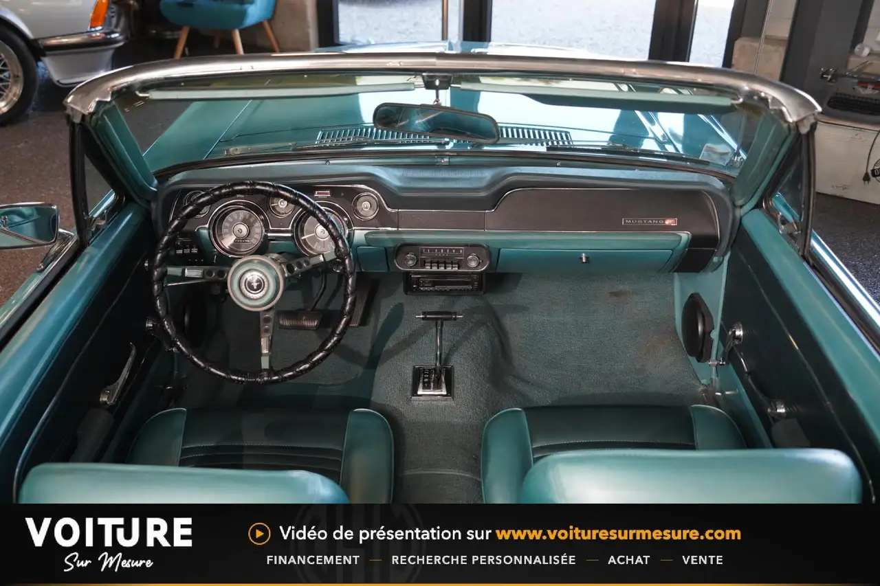 Ford Mustang Cabriolet 289 CI V8 - AQUA BLUE - MARTI REPORT - MATCHING, foto 12