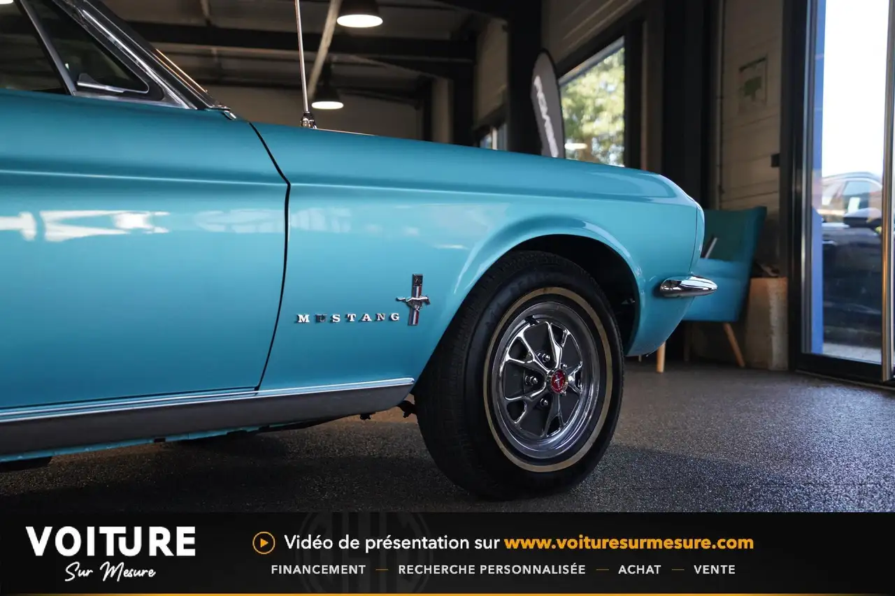 Ford Mustang Cabriolet 289 CI V8 - AQUA BLUE - MARTI REPORT - MATCHING, foto 8