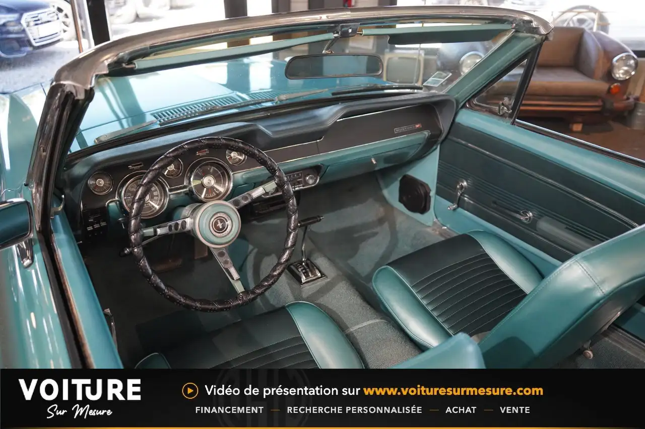 Ford Mustang Cabriolet 289 CI V8 - AQUA BLUE - MARTI REPORT - MATCHING, foto 11