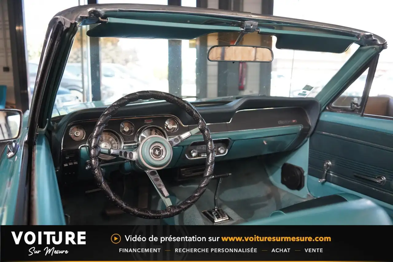 Ford Mustang Cabriolet 289 CI V8 - AQUA BLUE - MARTI REPORT - MATCHING, foto 10