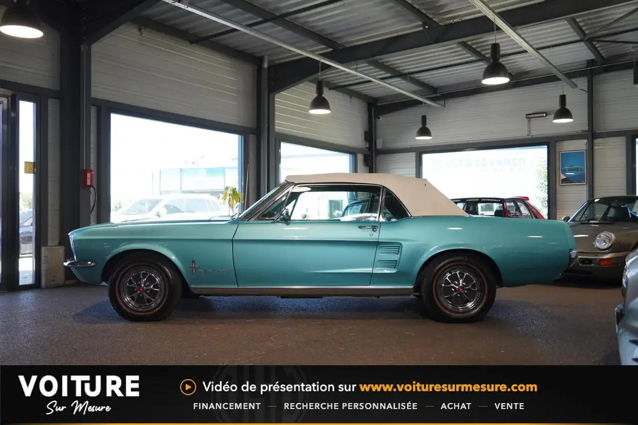 Ford Mustang Cabriolet 289 CI V8 - AQUA BLUE - MARTI REPORT - MATCHING, foto 6