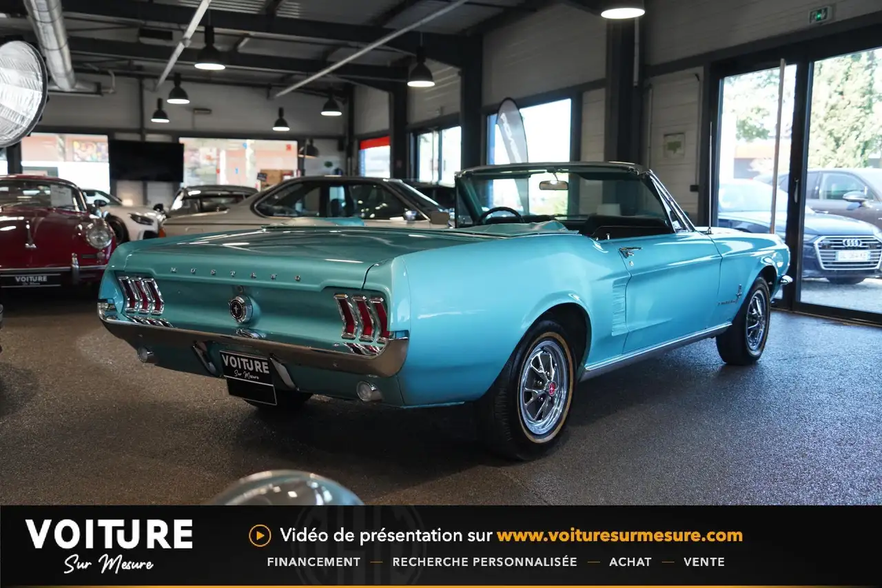 Ford Mustang Cabriolet 289 CI V8 - AQUA BLUE - MARTI REPORT - MATCHING, foto 2