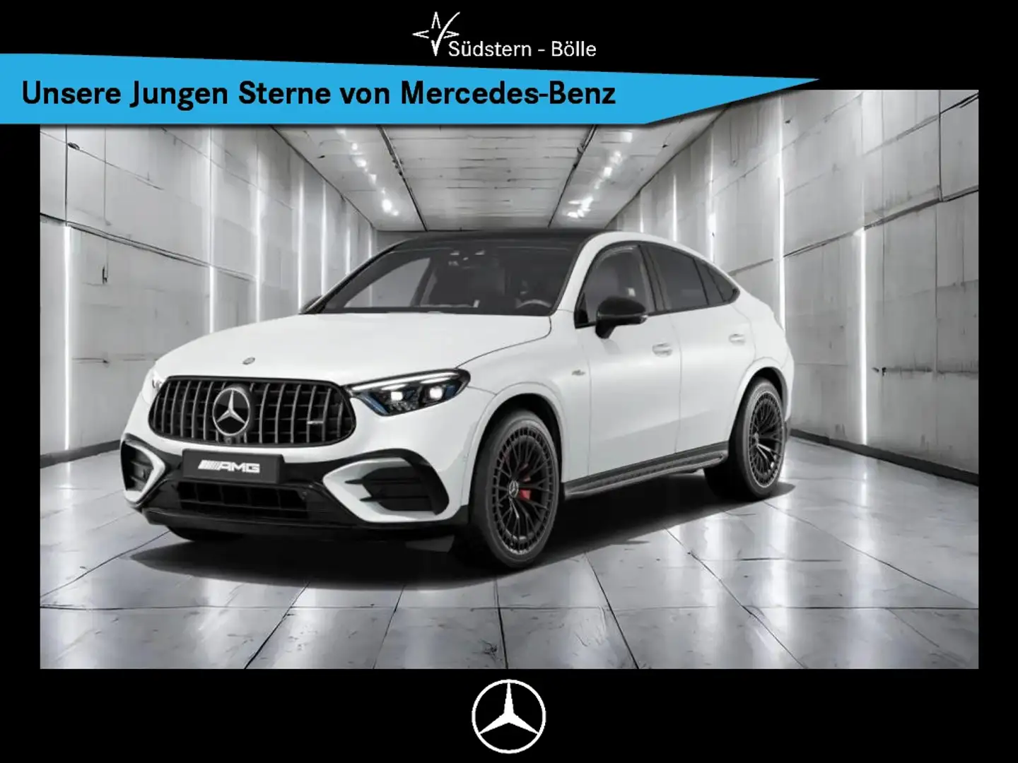 Mercedes-Benz GLC 43 AMG 4M Coupé +DISTRO+SHZ+MEMORY+NAVI+AHK Weiß - 1