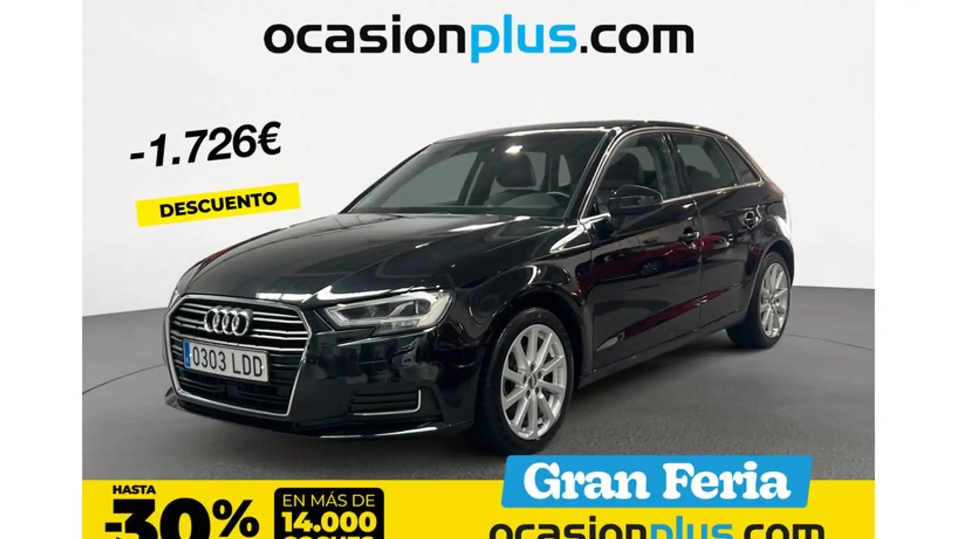 Audi A3 Sportback 30 g-tron Design S tronic 96kW Negro - 1