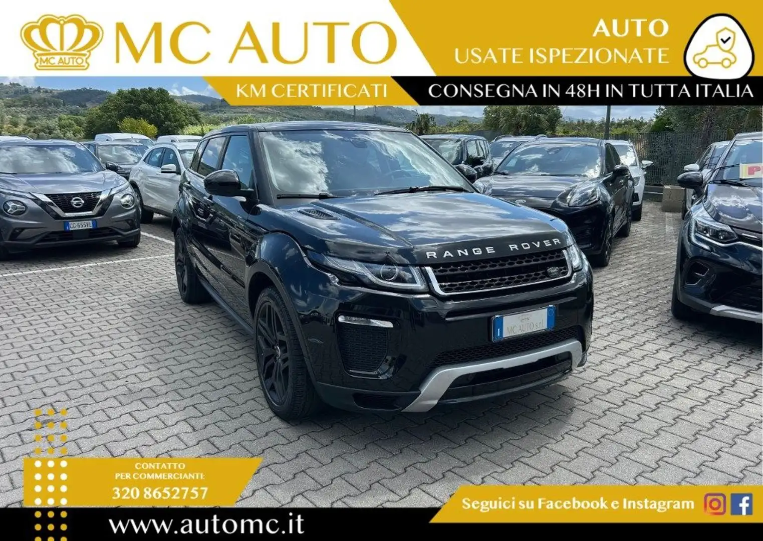 Land Rover Range Rover Evoque 2.0 TD4 150 CV 5p. HSE Dynamic Nero - 1