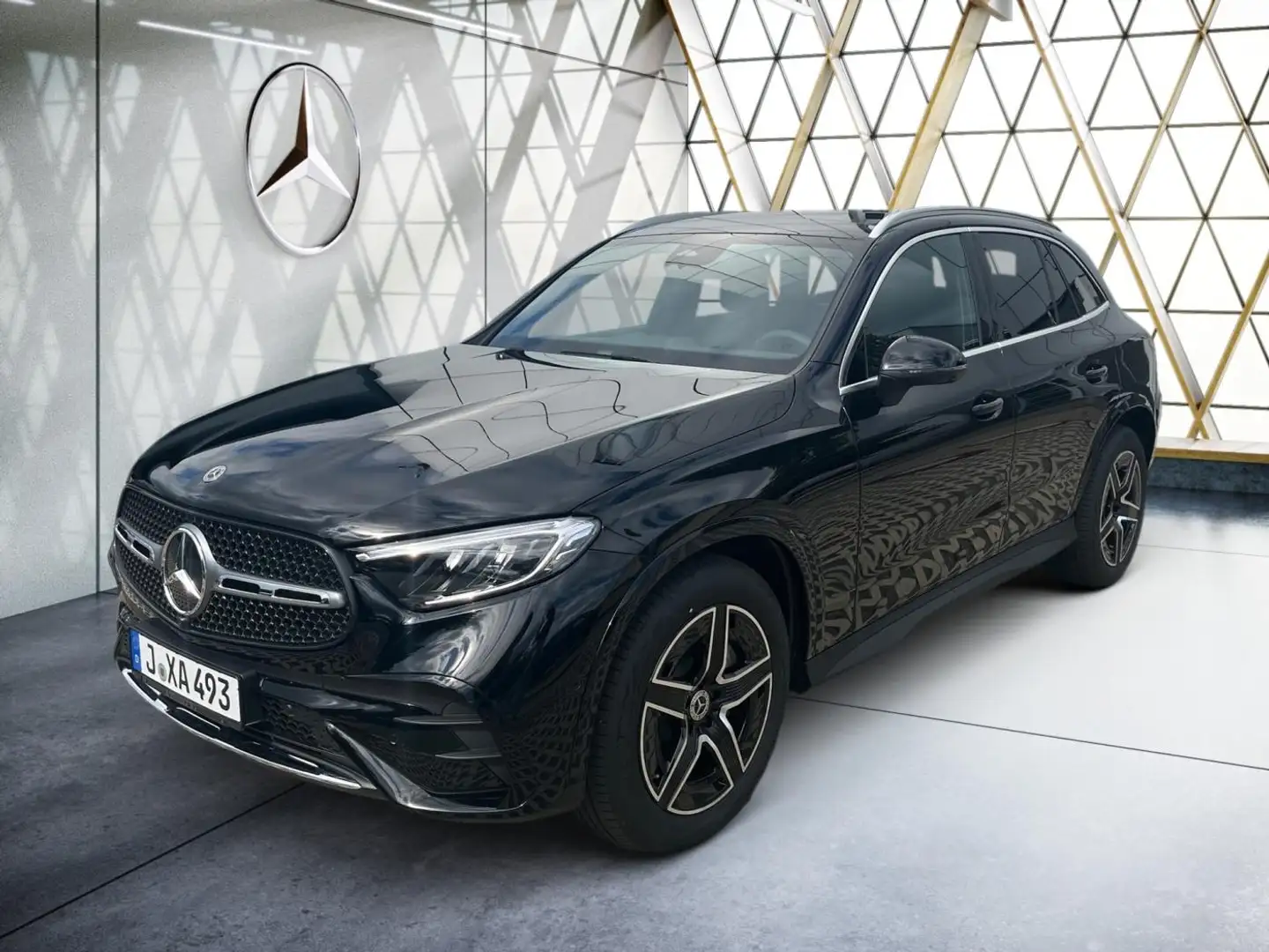 Mercedes-Benz GLC 300 d 4MATIC AMG AMG*Standheizung*AHK*WiRä Schwarz - 2