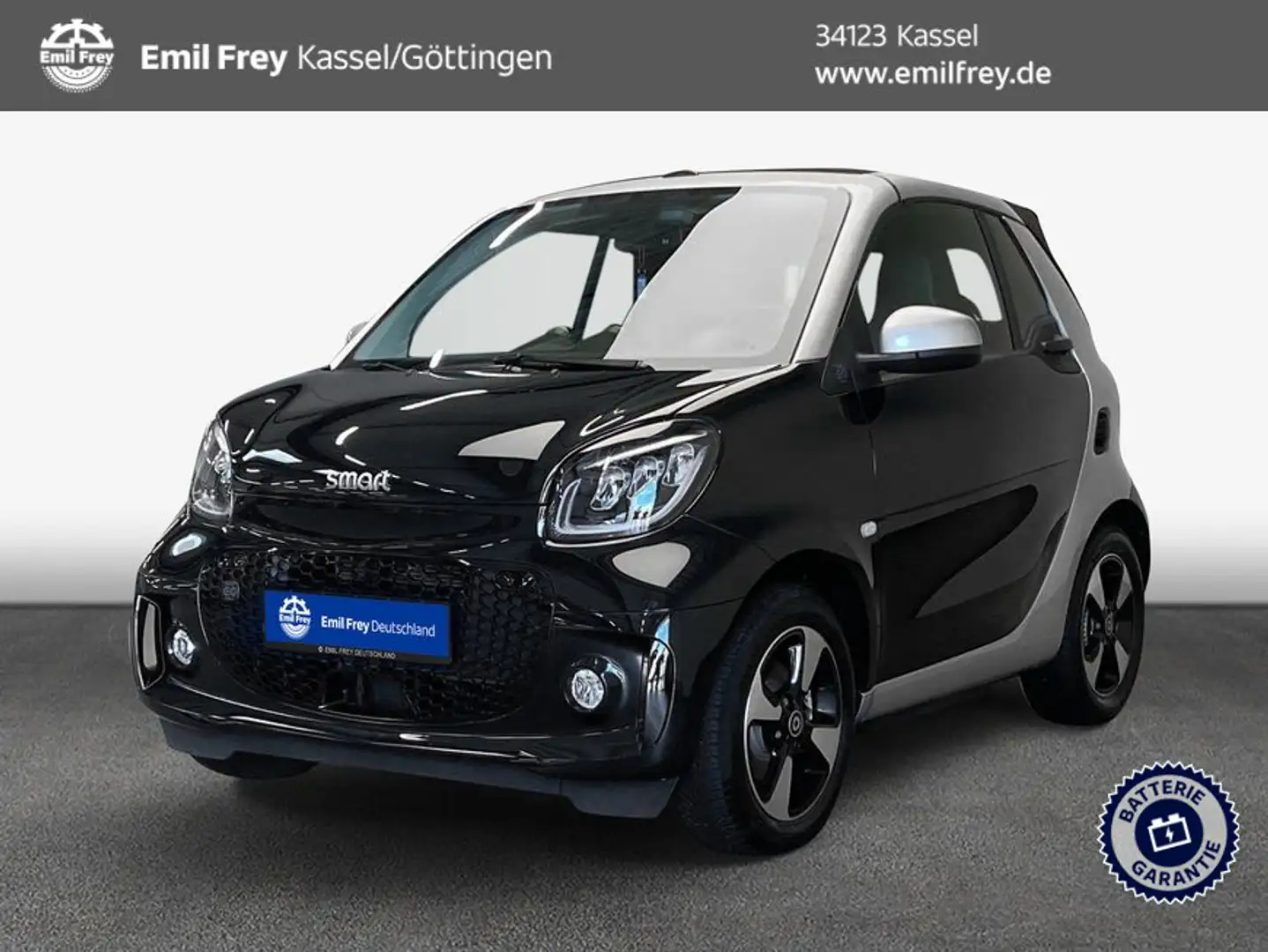 smart forTwo fortwo cabrio EQ passion/Exclusive/22 kW/LED Schwarz - 1