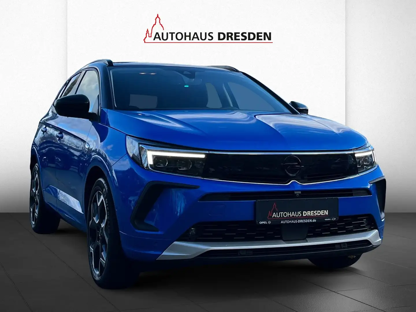 Opel Grandland 1.6 Turbo Ultimate ACC+LED+Navi+SHZ+LM Bleu - 2