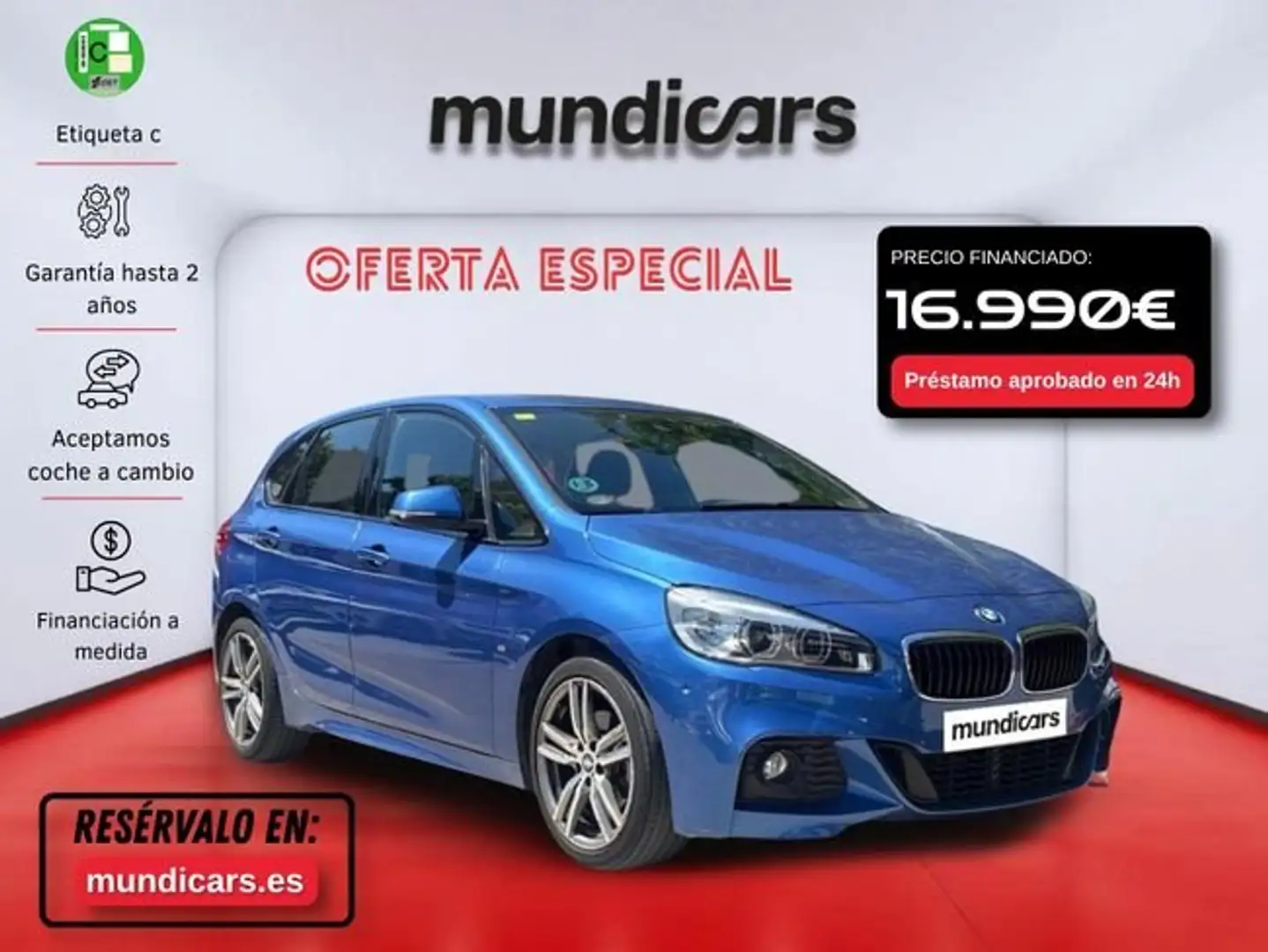 BMW 218 218dA Active Tourer Azul - 1