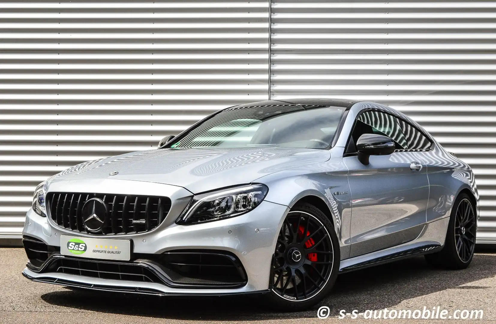 Mercedes-Benz C 63 AMG C 63 S AMG Coupé Aero Carbon I&II Pano Head-Up Silber - 1